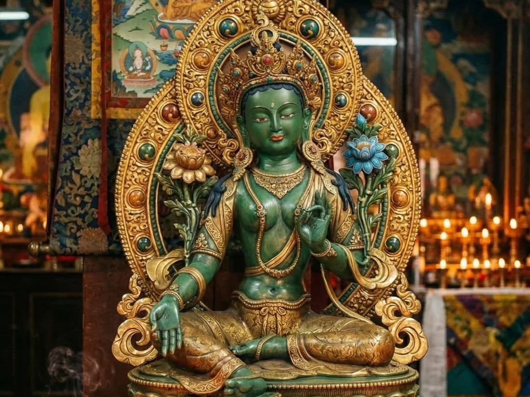 What Does a Green Tara Pendant Symbolize?