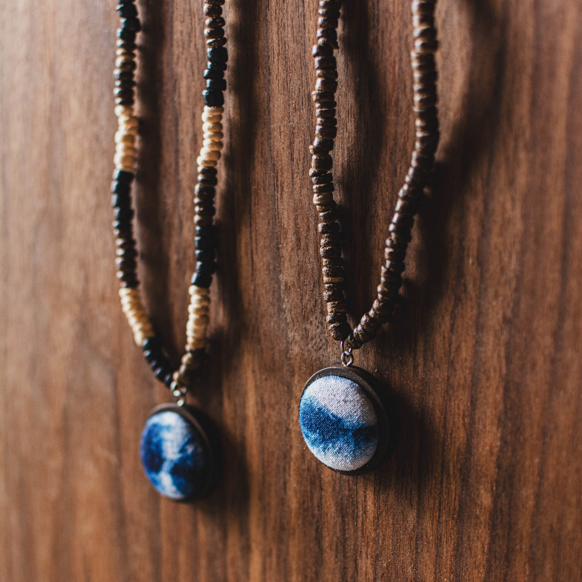QiLing Aura Miao Handmade Tie-Dye Necklace