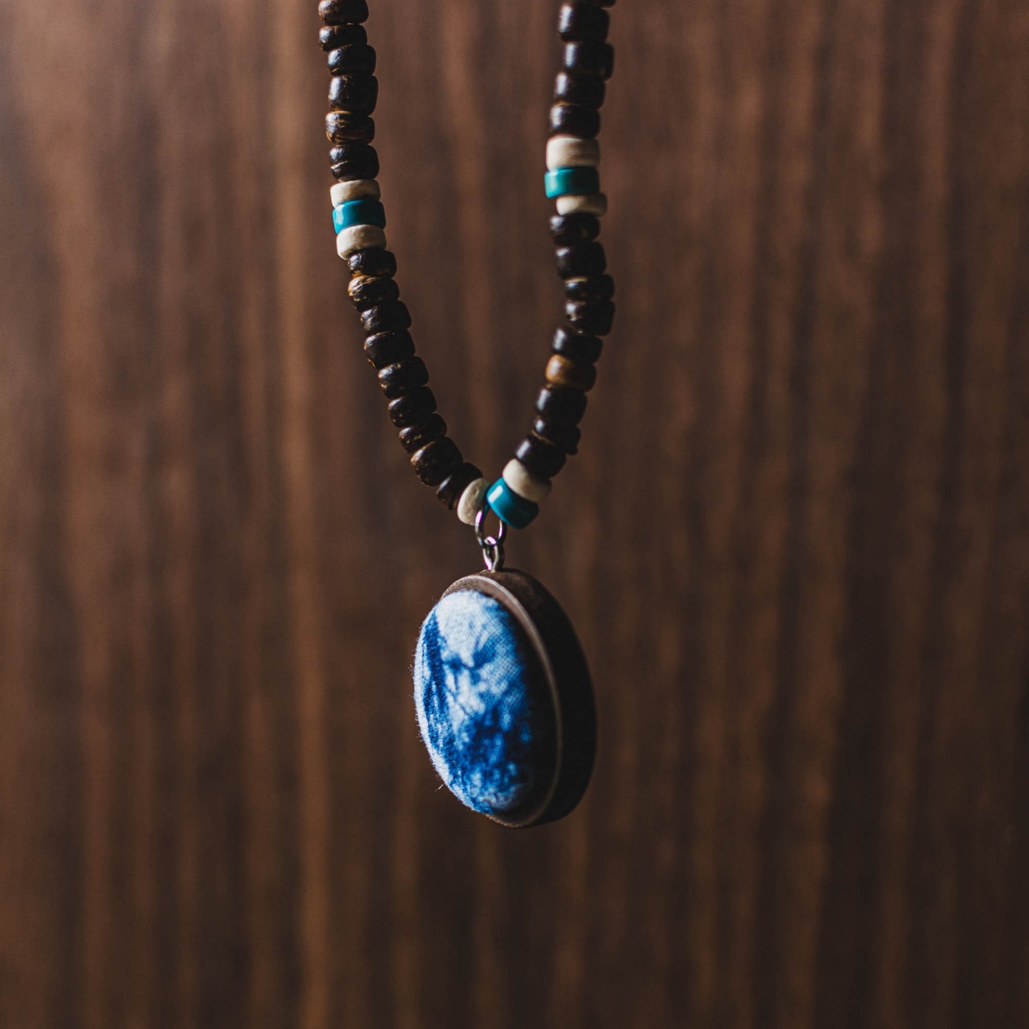 QiLing Aura Miao Handmade Tie-Dye Necklace