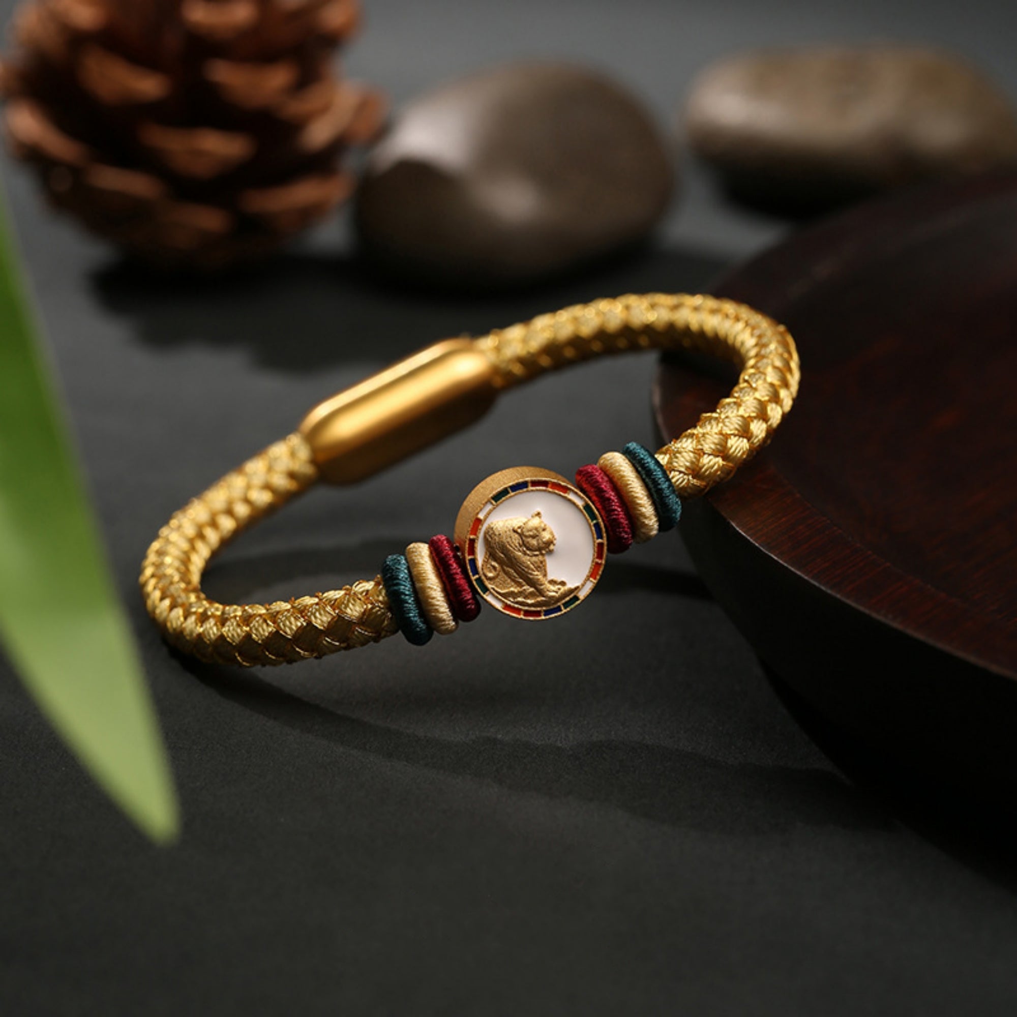 Celestial Guardians Five Elements Cotton Cord Bracelet