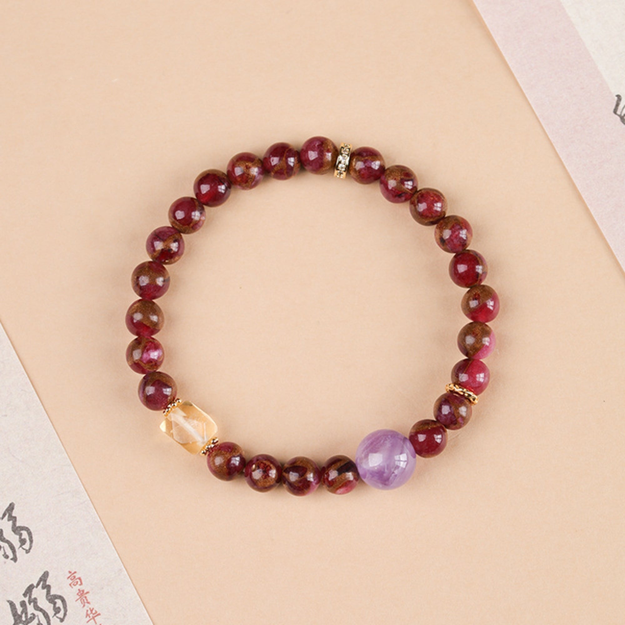 Ceramic & Crystal Harmony Bracelet