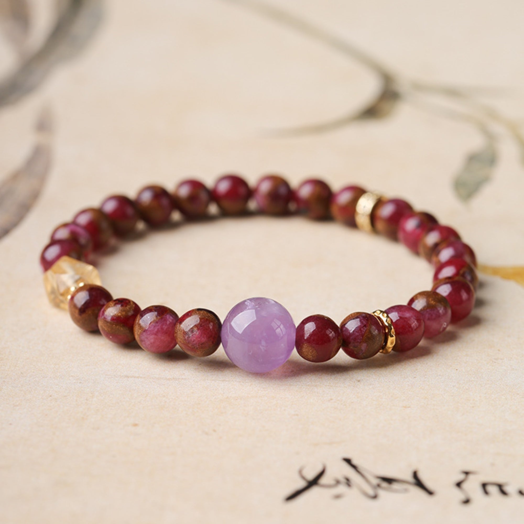 Ceramic & Crystal Harmony Bracelet