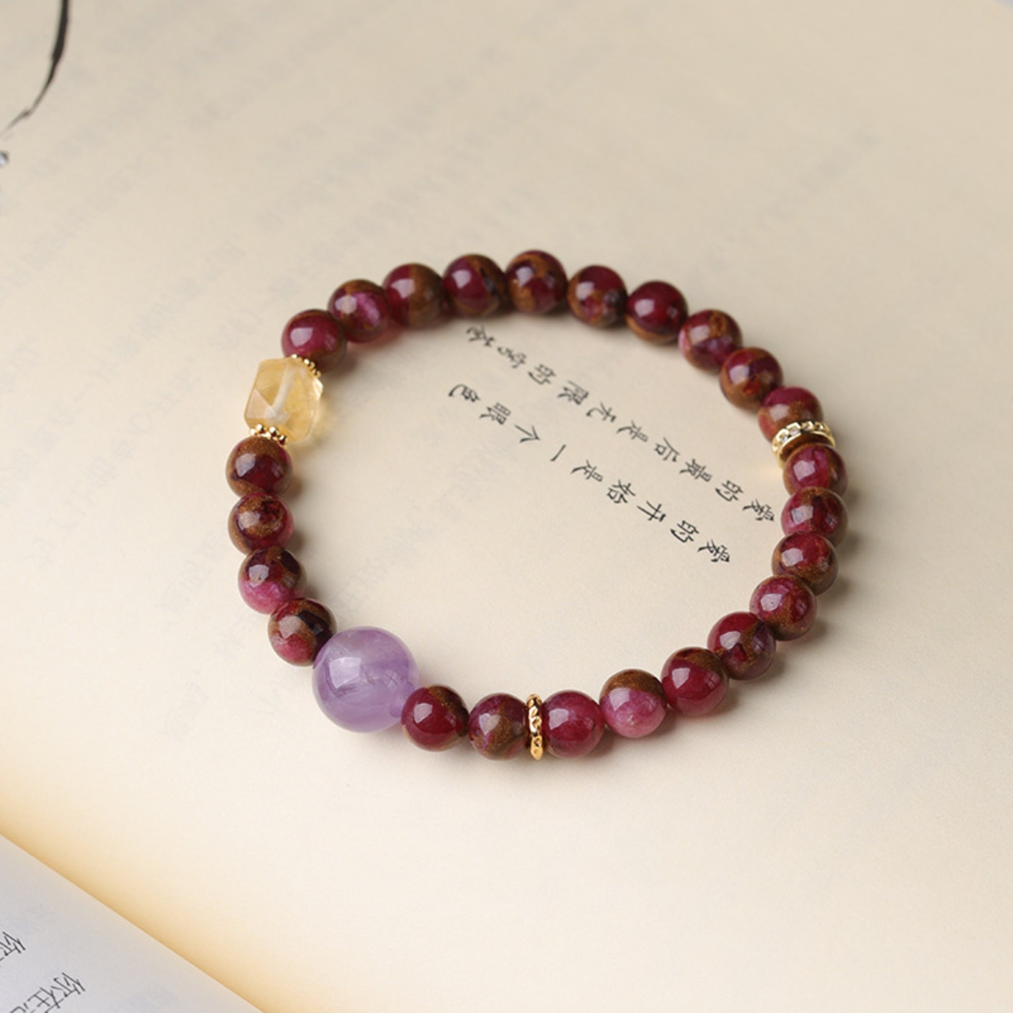 Ceramic & Crystal Harmony Bracelet