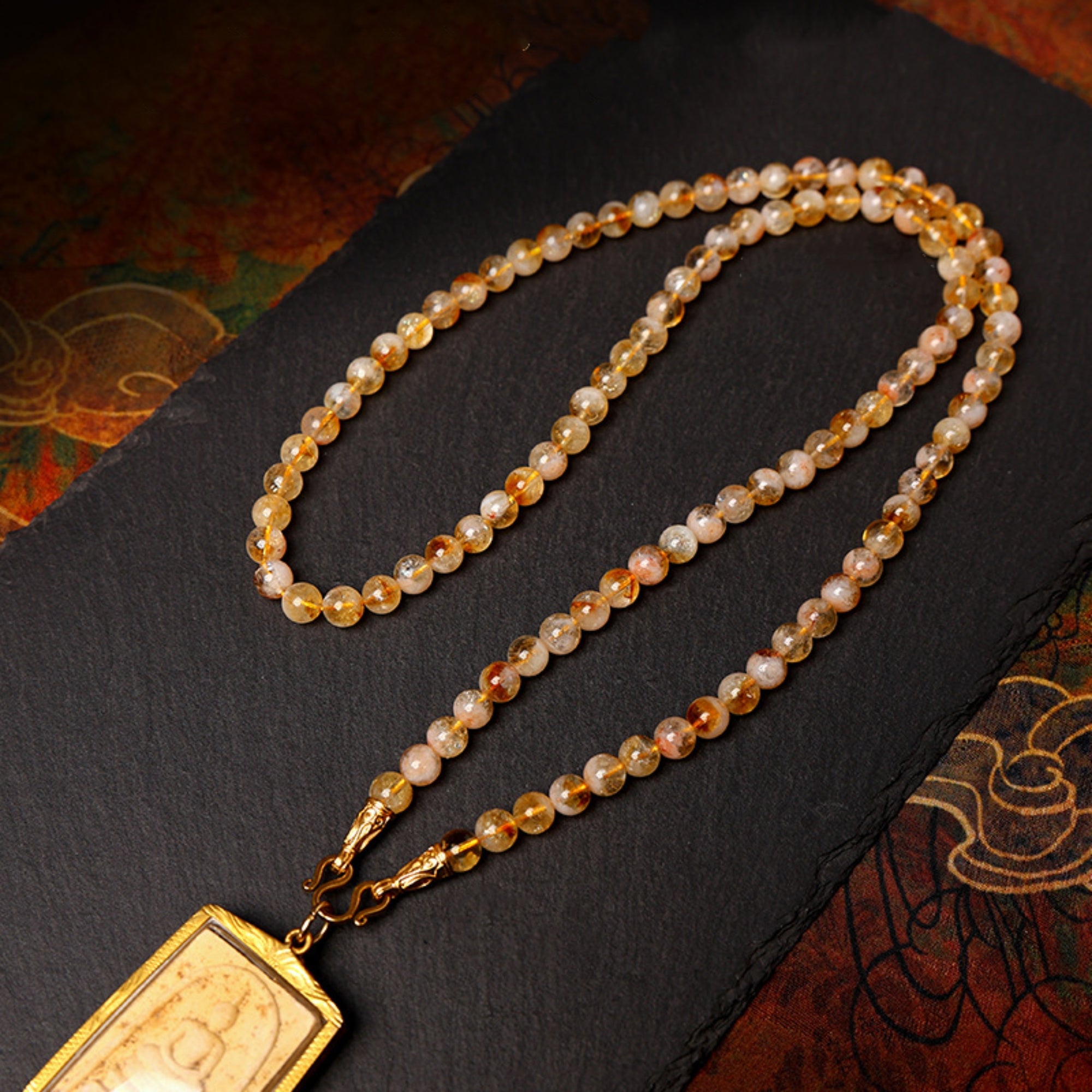 Citrine Thangka Pendant Replacement Chain