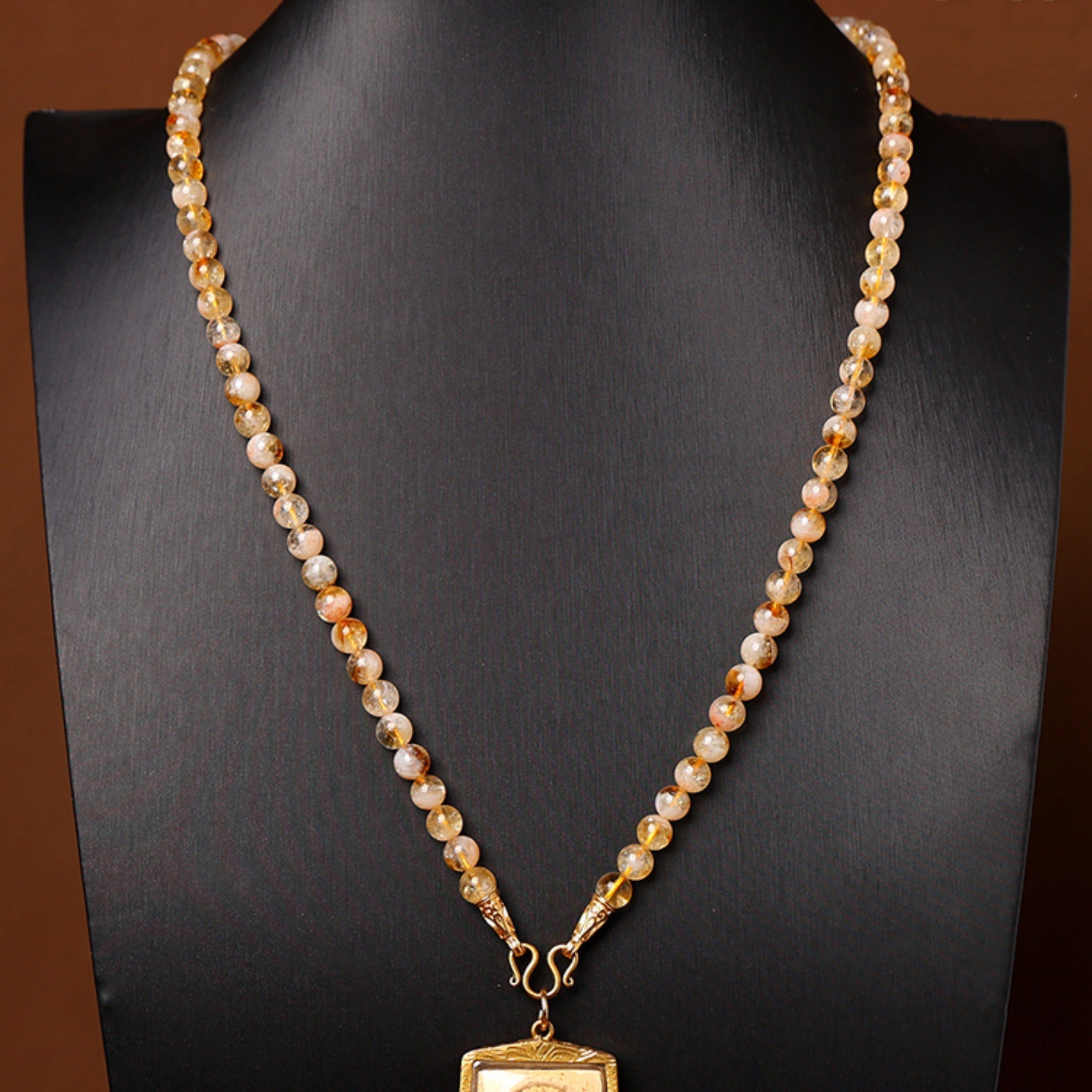 Citrine Thangka Pendant Replacement Chain