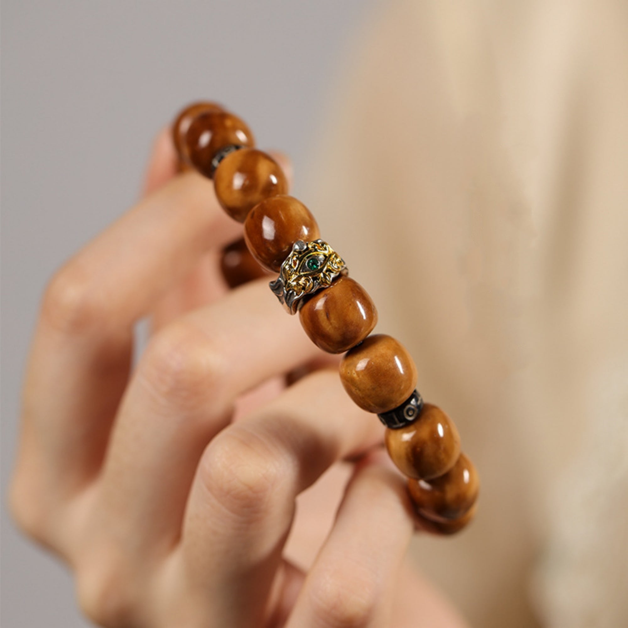 Enlightenment Eye Bodhi Mala Bracelet