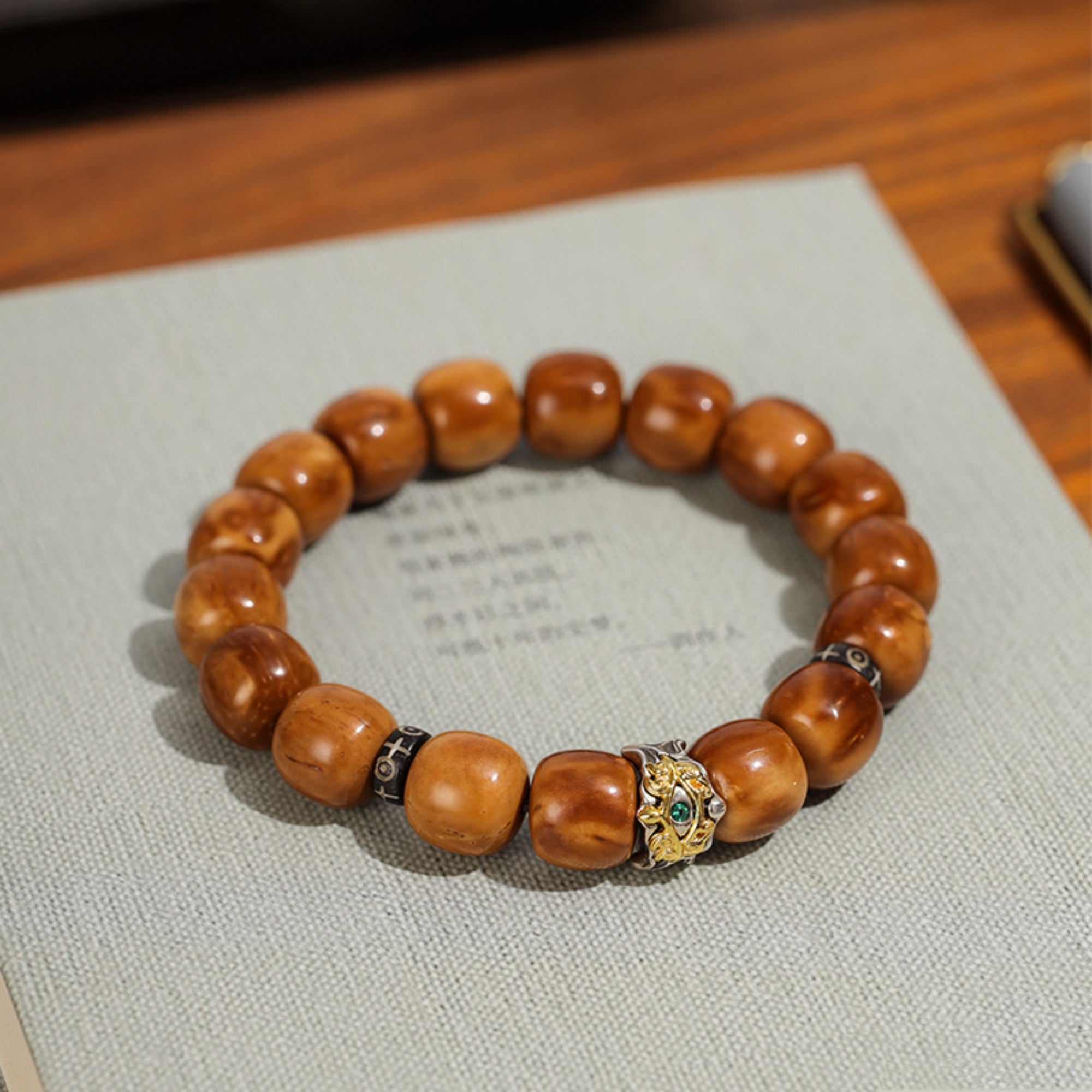 Enlightenment Eye Bodhi Mala Bracelet