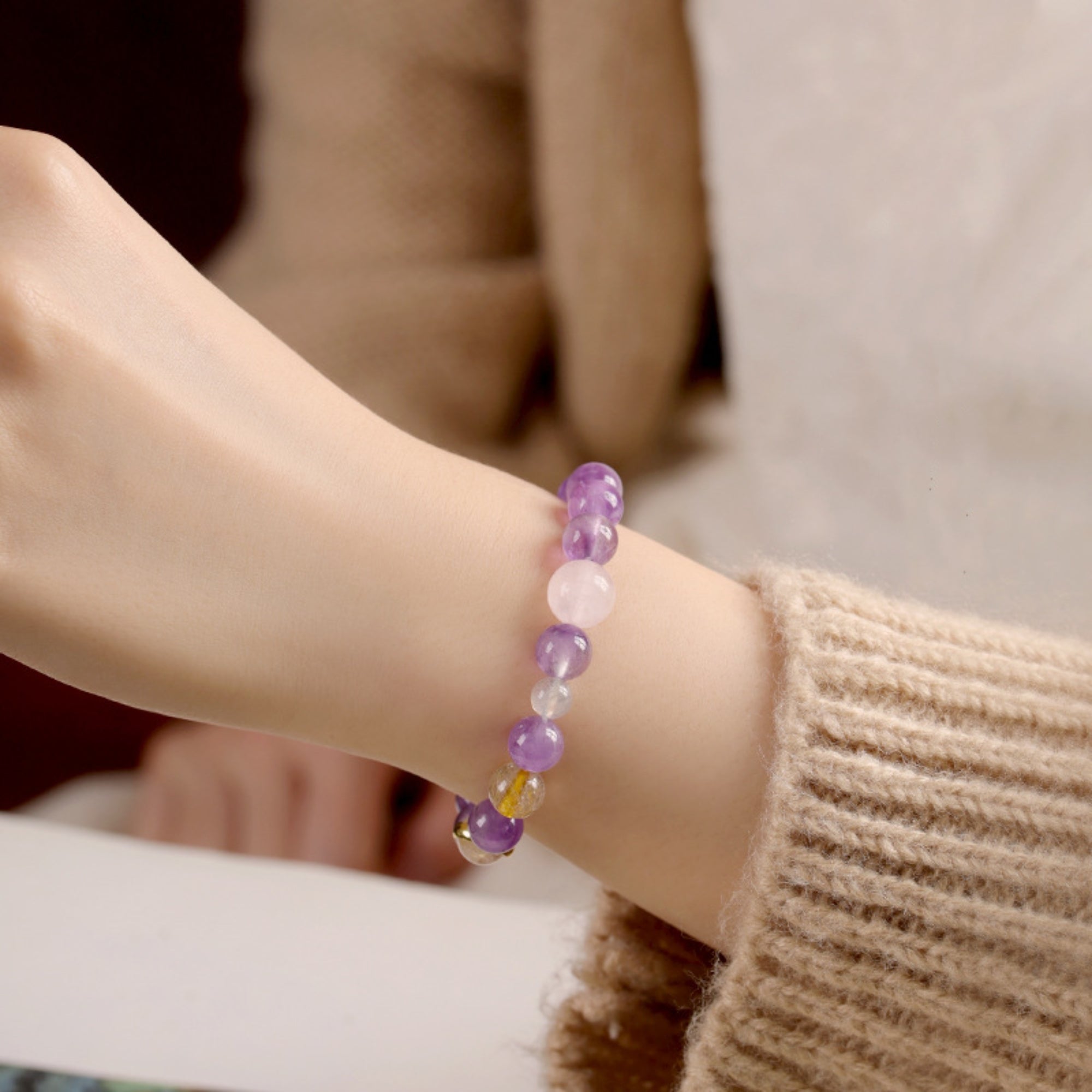 Natural Amethyst Bracelet