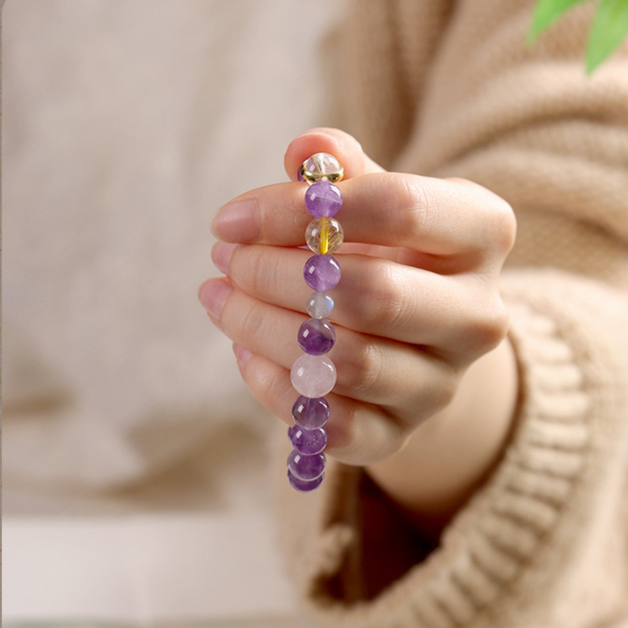 Natural Amethyst Bracelet