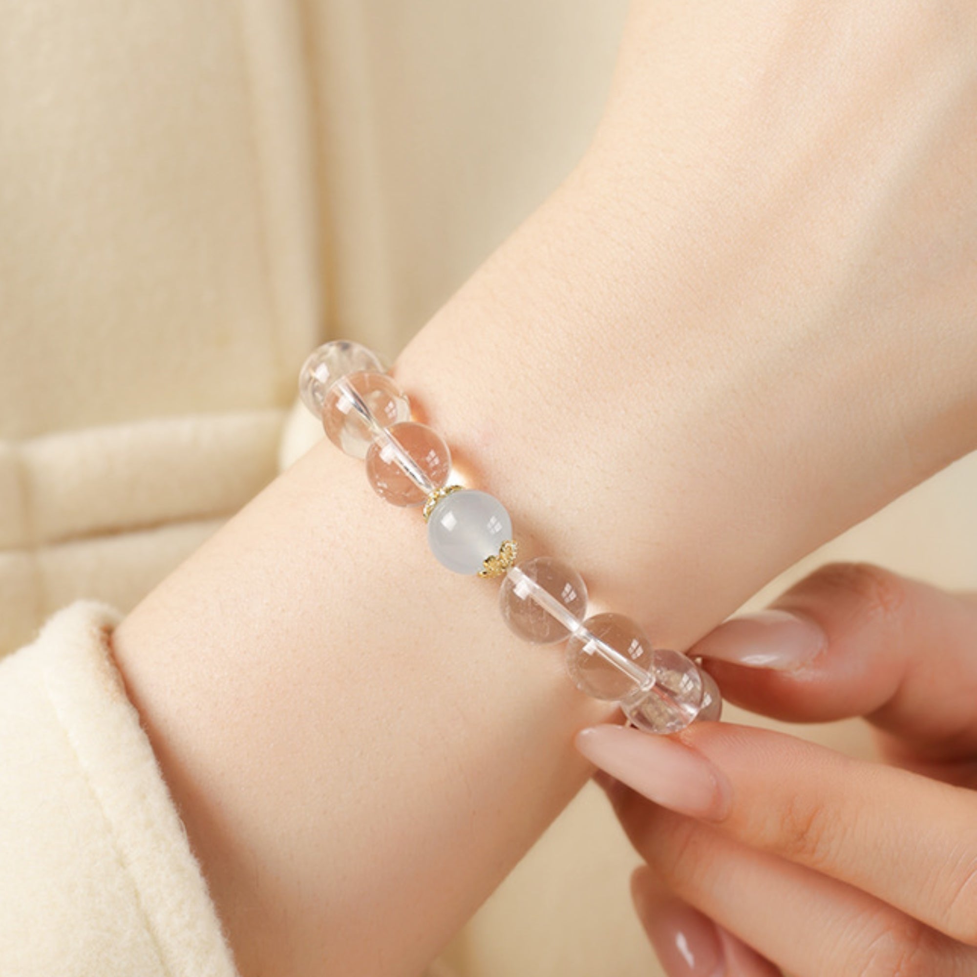 Natural Clear Quartz Purification Bracelet