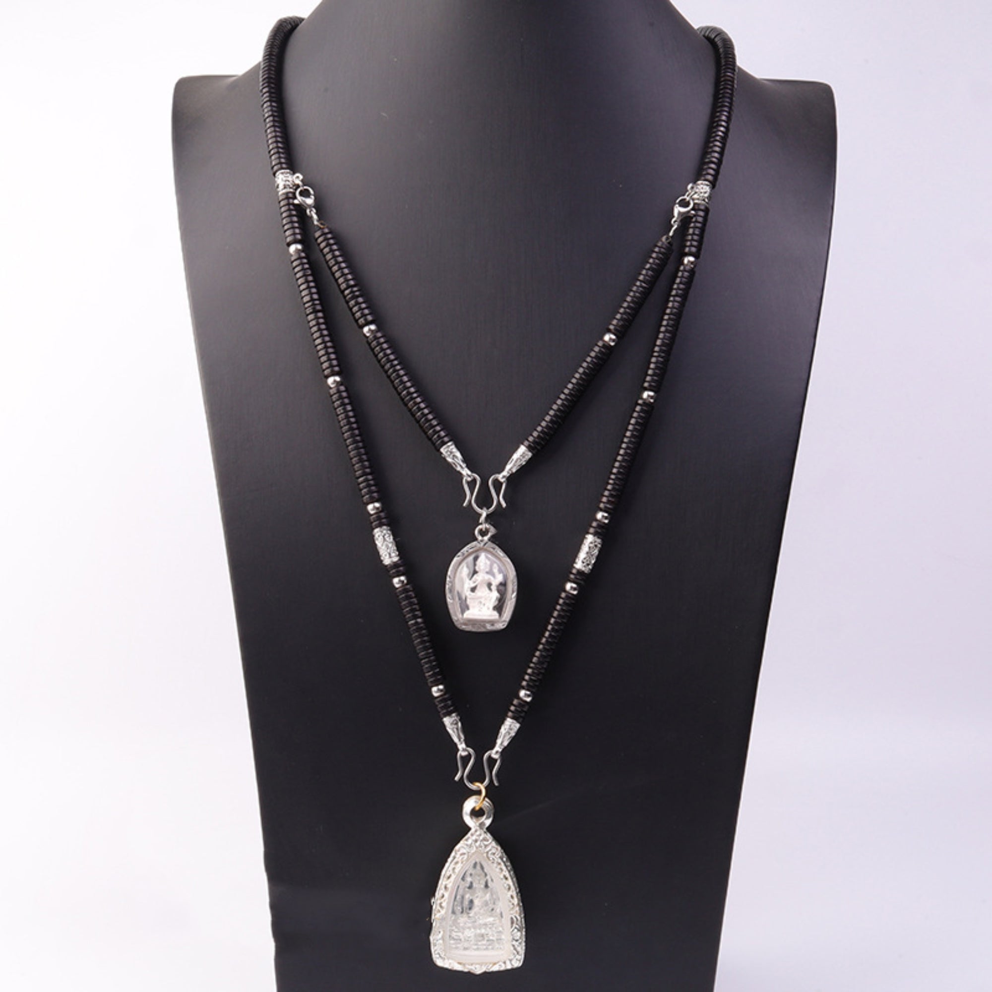 Natural Coconut Shell Thangka Pendant Replacement Chain