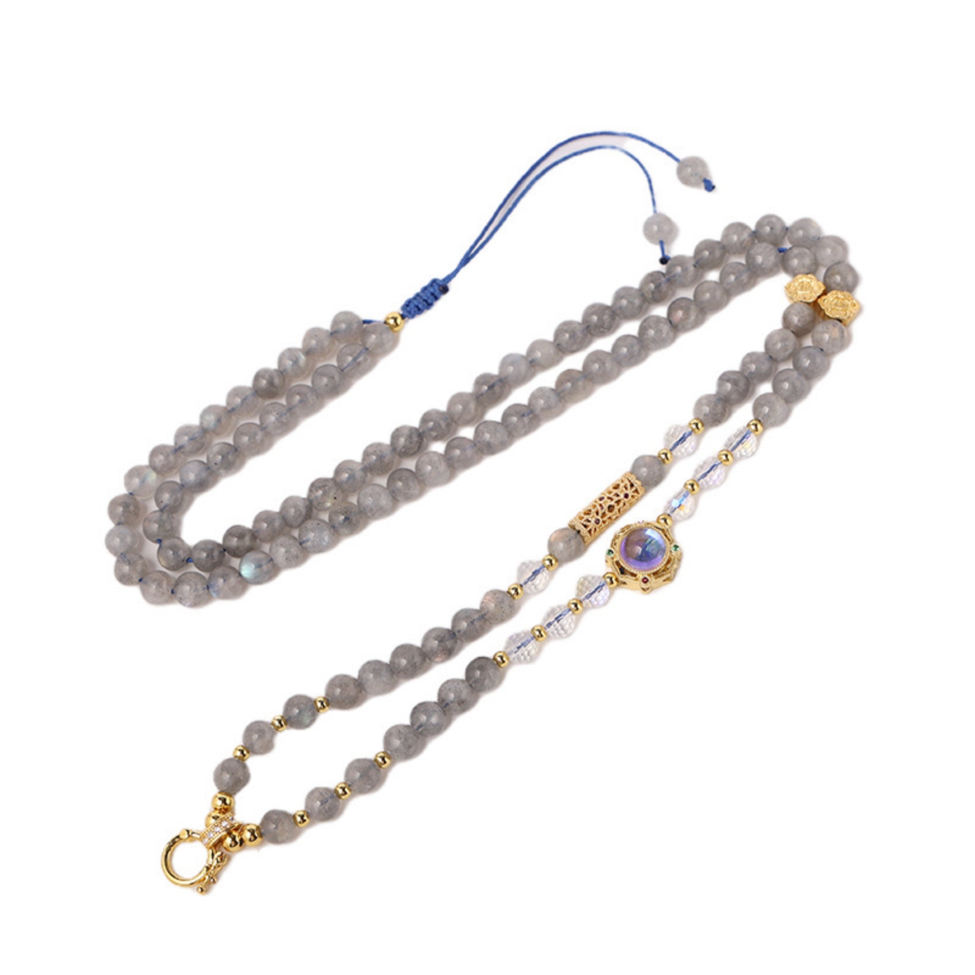 Natural Moonstone Mala Thangka Pendant Replacement Chain