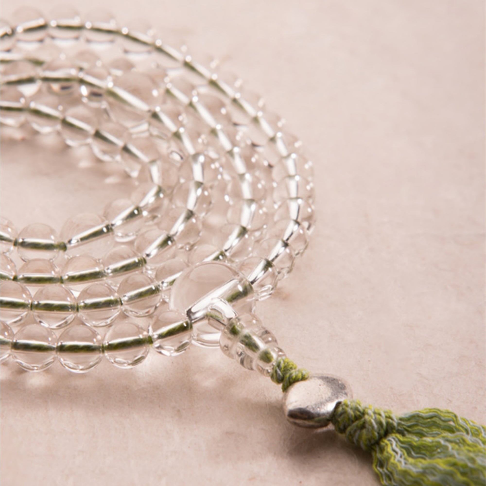 Nyingma Ritual Crystal Mala Necklace