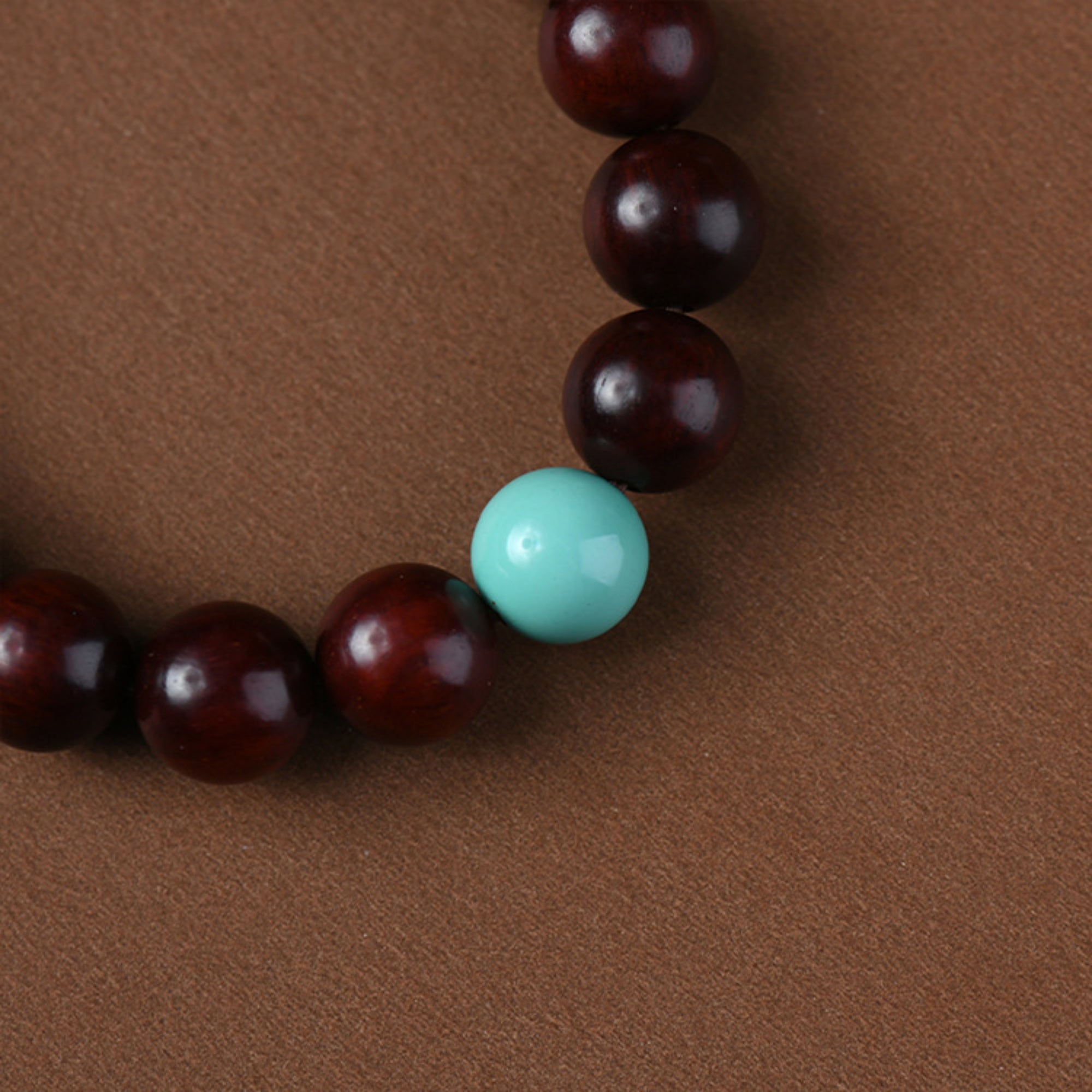 Sandalwood & Jade Mala Bracelet