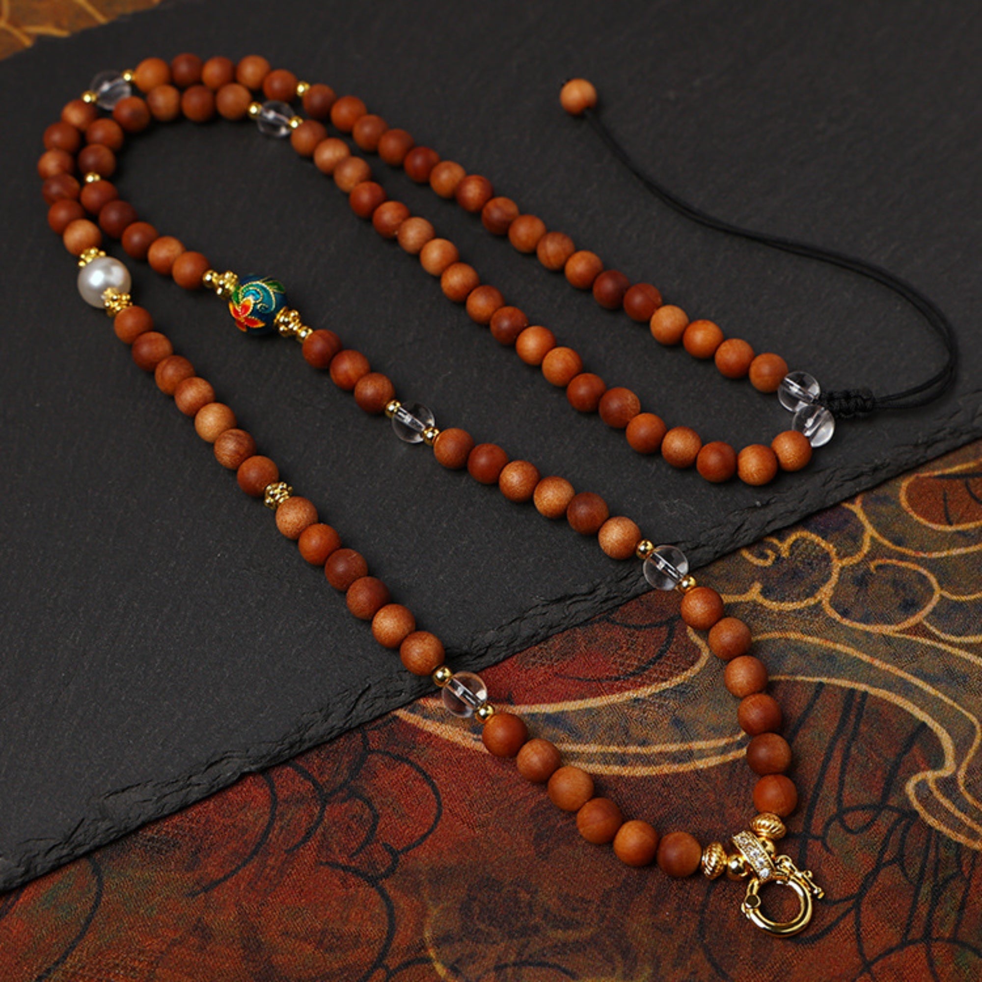 Sandalwood & Pearl Thangka Pendant Replacement Chain