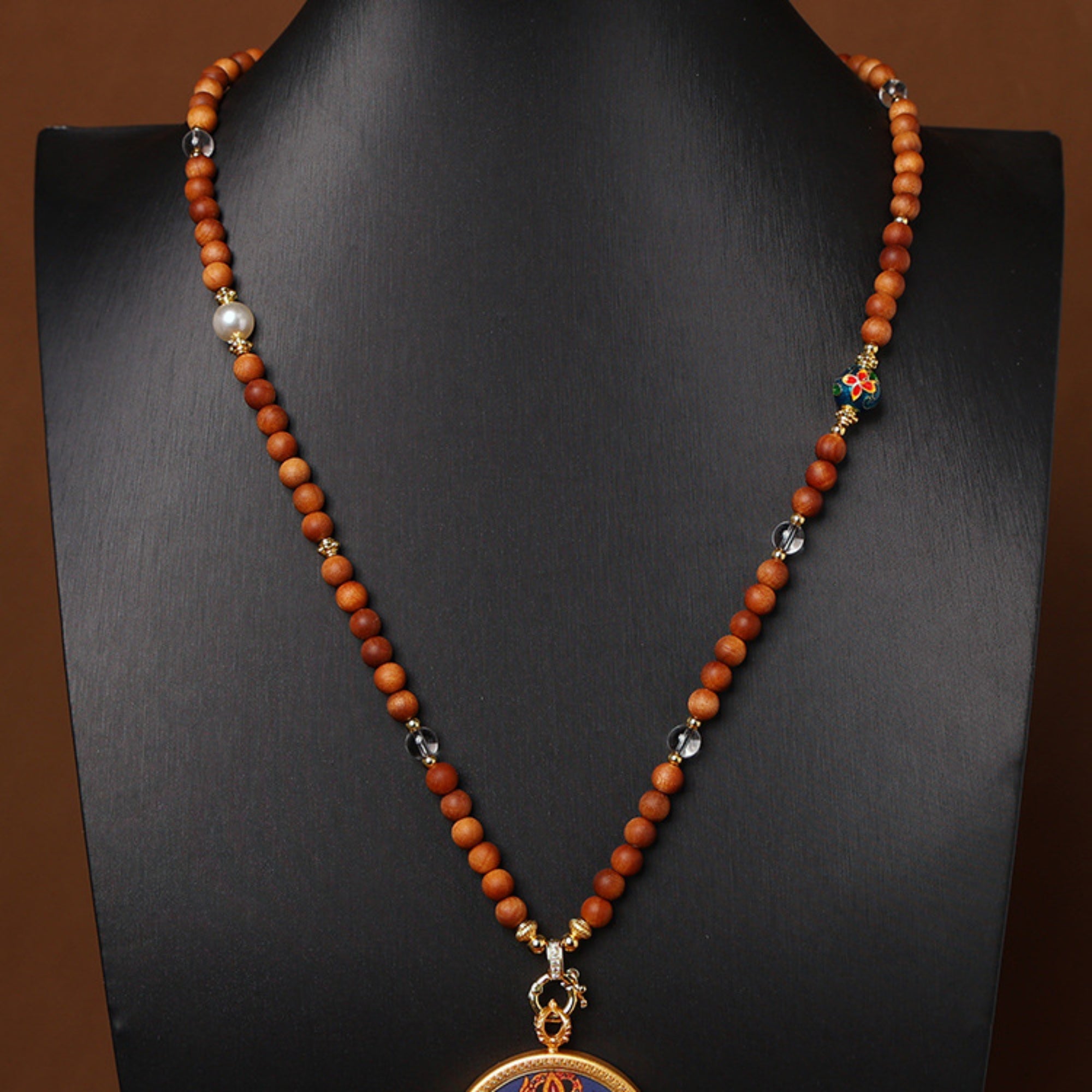 Sandalwood & Pearl Thangka Pendant Replacement Chain