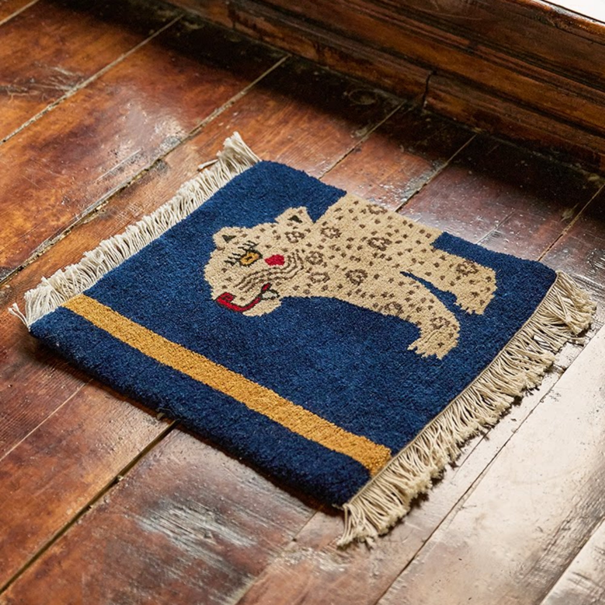Snowland Animal Guardian Handmade Square Tibetan Wool Rug