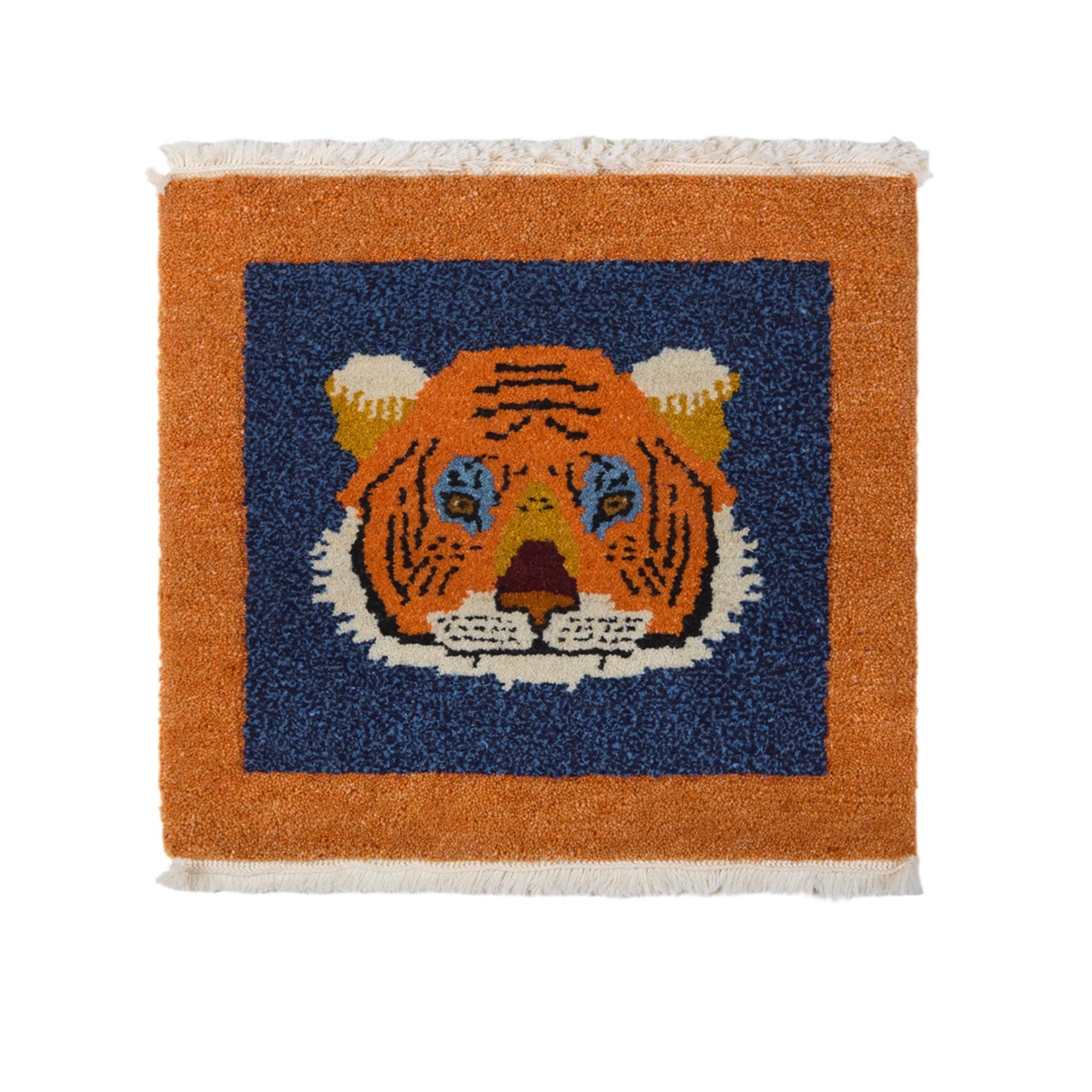 Snowland Animal Guardian Handmade Square Tibetan Wool Rug