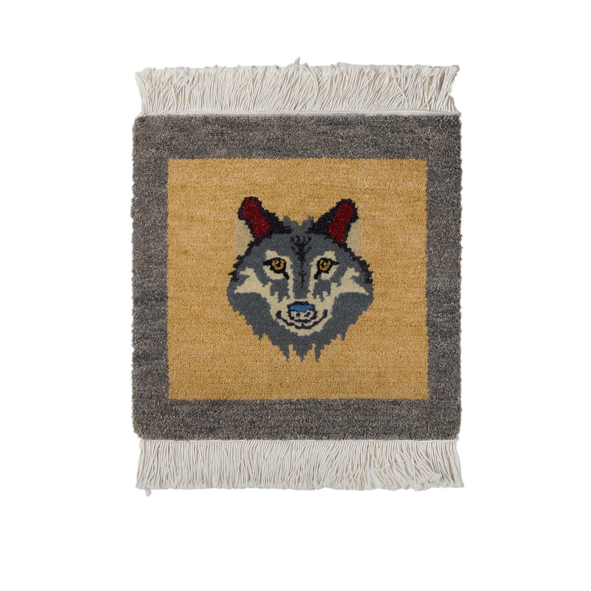 Snowland Animal Guardian Handmade Square Tibetan Wool Rug