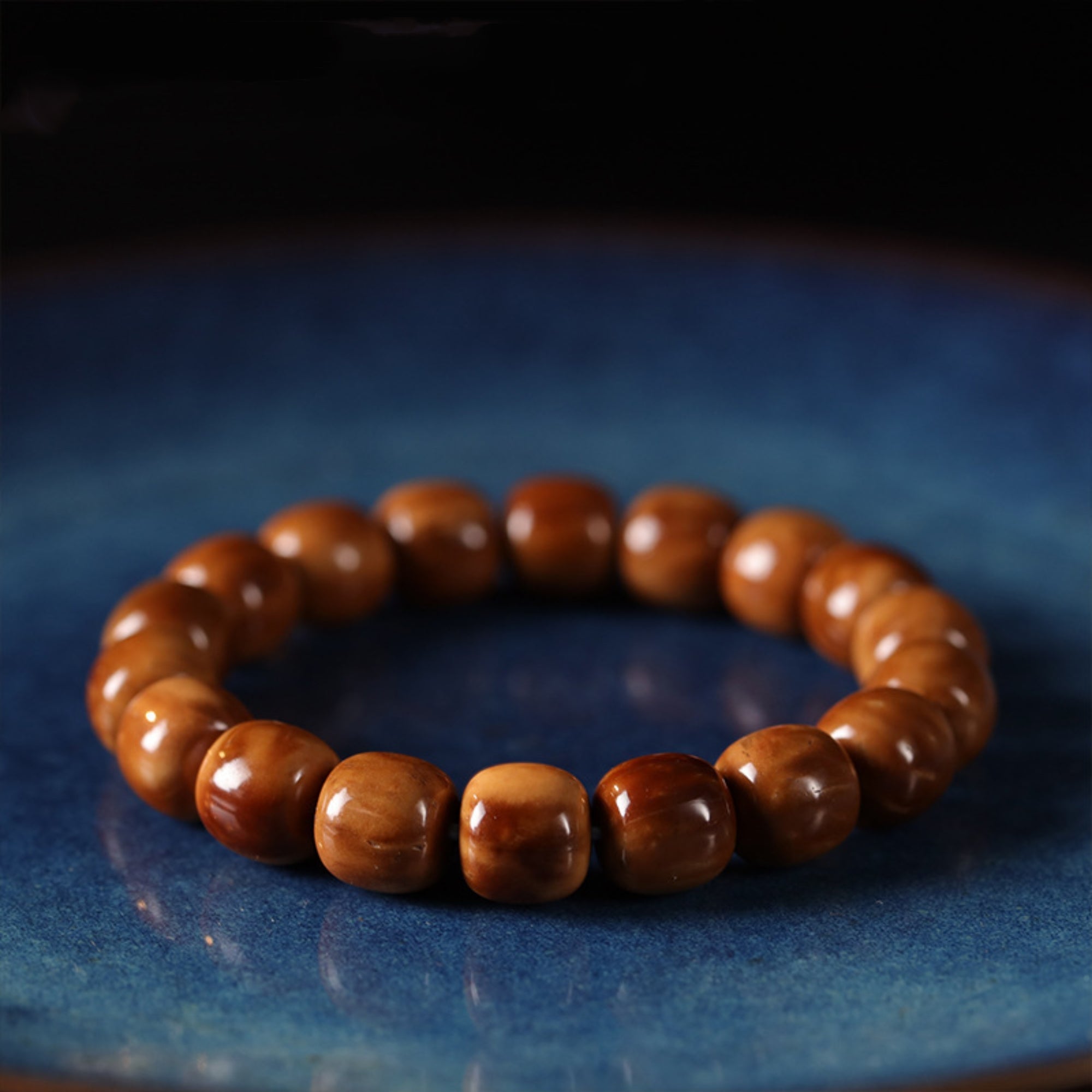 Tibetan-Style Bodhi Couple’s Mala Bracelet