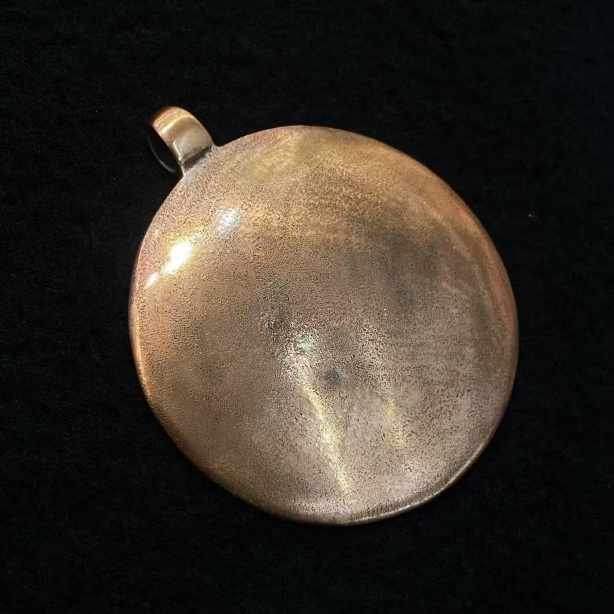 Tibetan Brass & Red Copper Nine-Palace Bagua Talisman