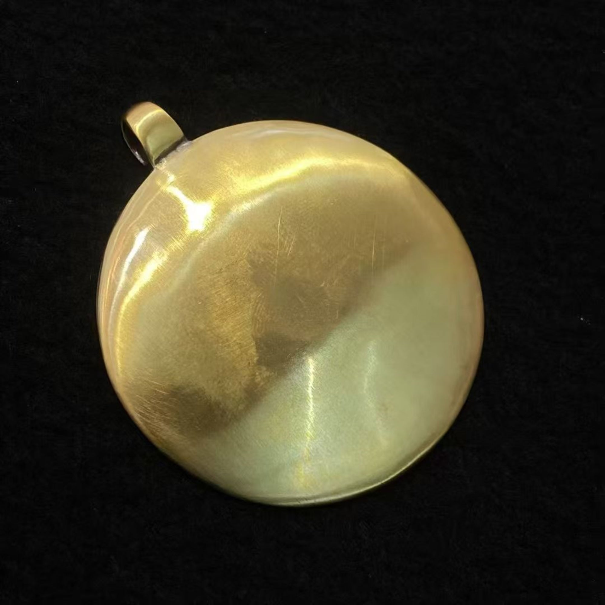 Tibetan Brass & Red Copper Nine-Palace Bagua Talisman