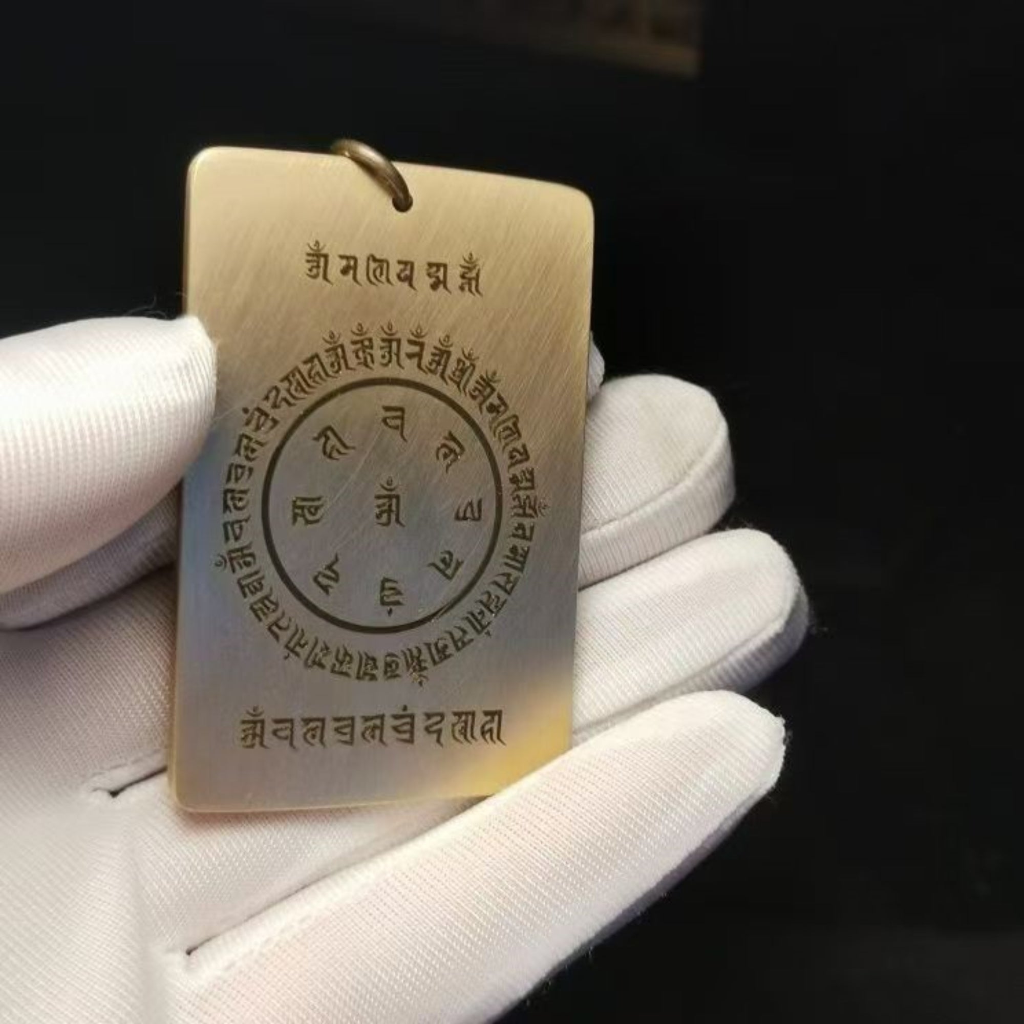 Tibetan Cundi Buddha Brass Pendant Necklace