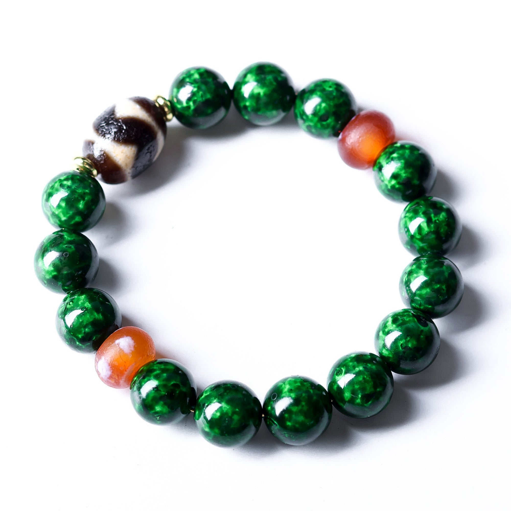 Tibetan Dzi Crystal Bracelet