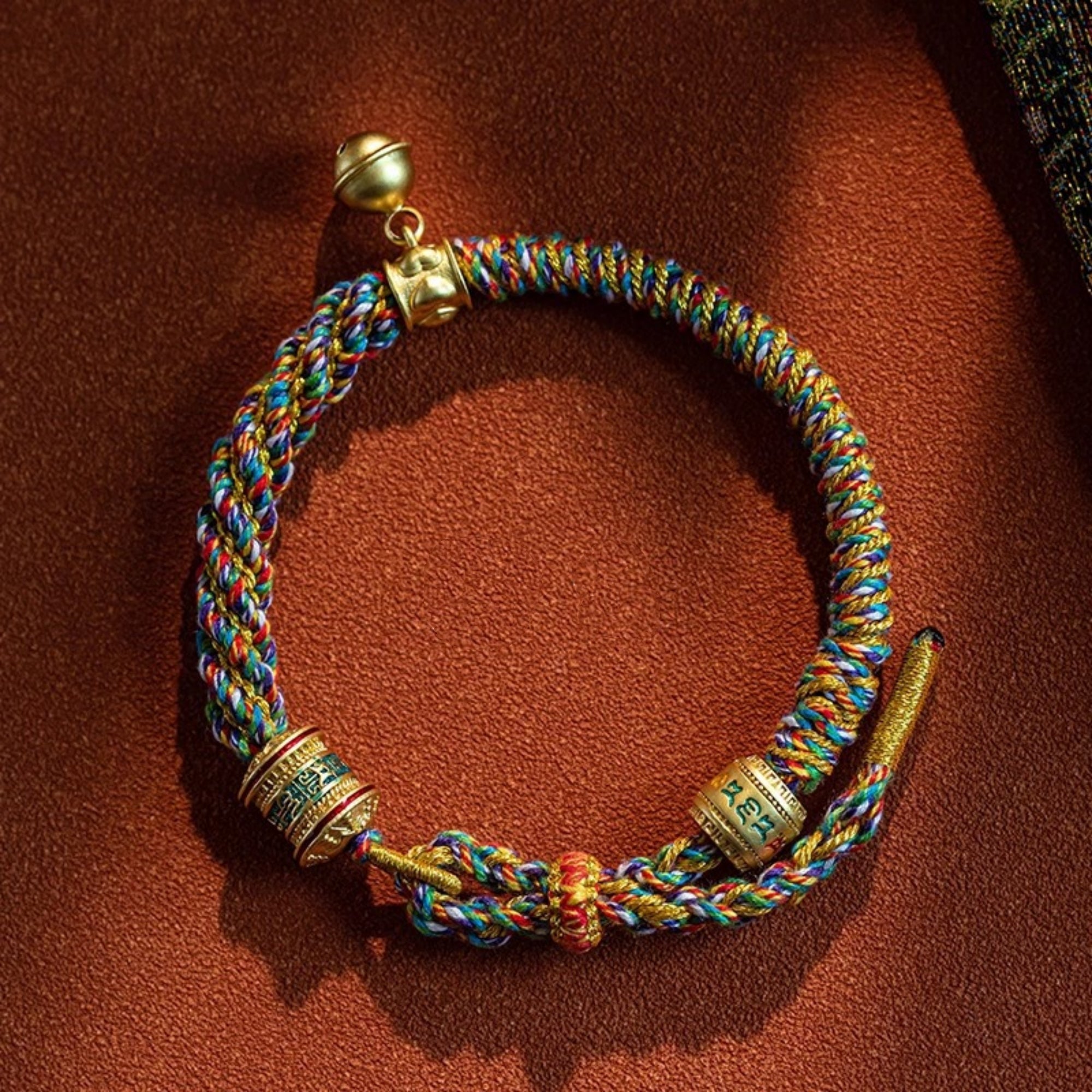Tibetan Om mani padme hum Handmade Bracelet