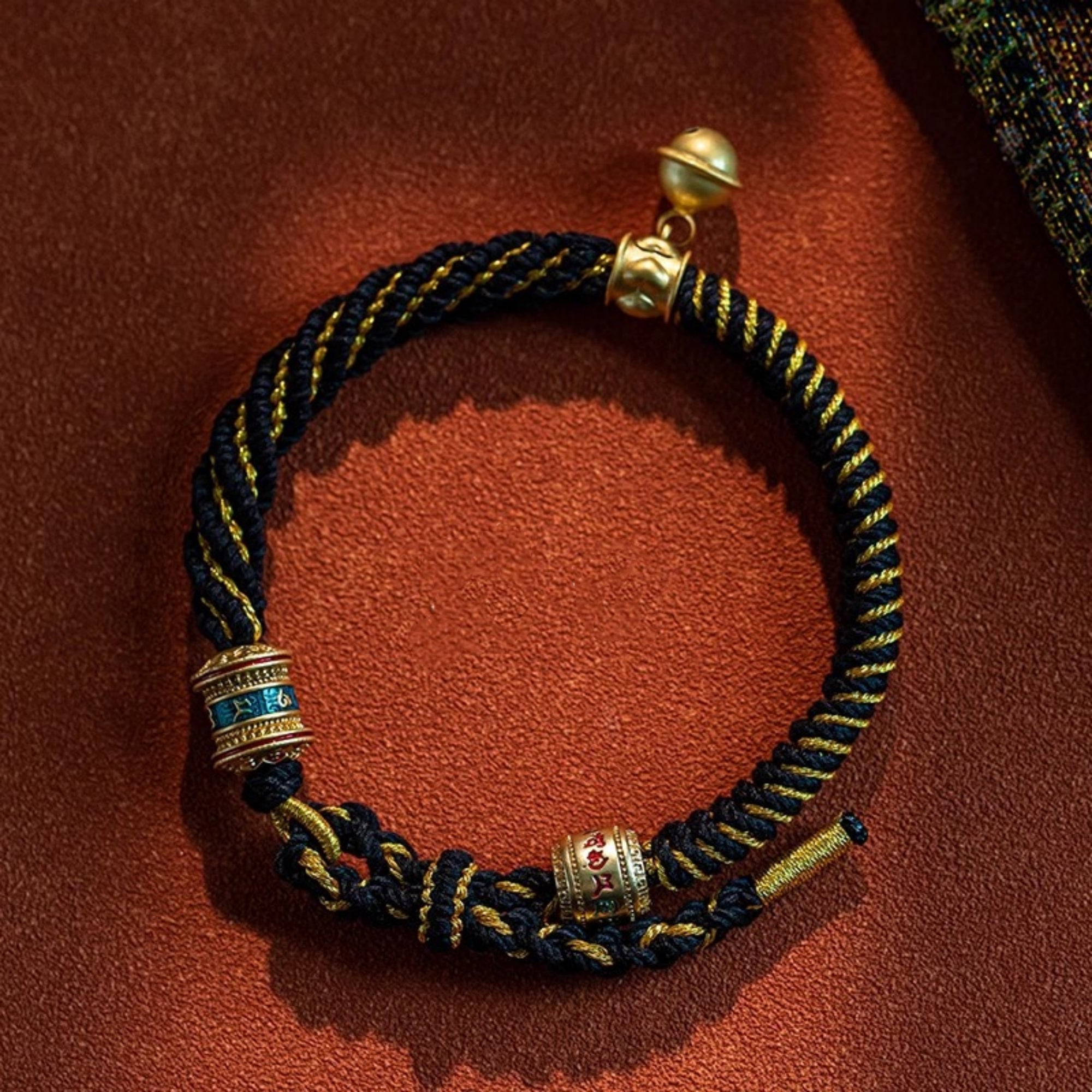 Tibetan Om mani padme hum Handmade Bracelet