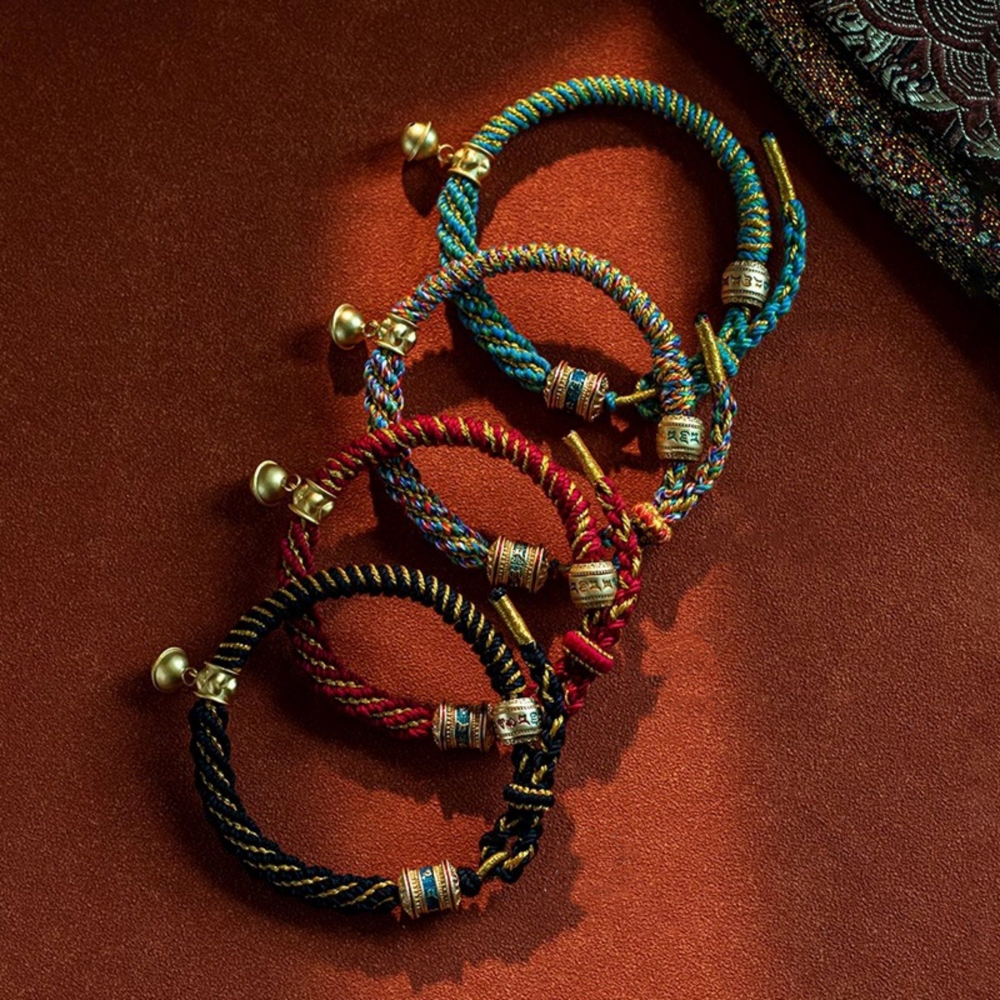 Tibetan Om mani padme hum Handmade Bracelet