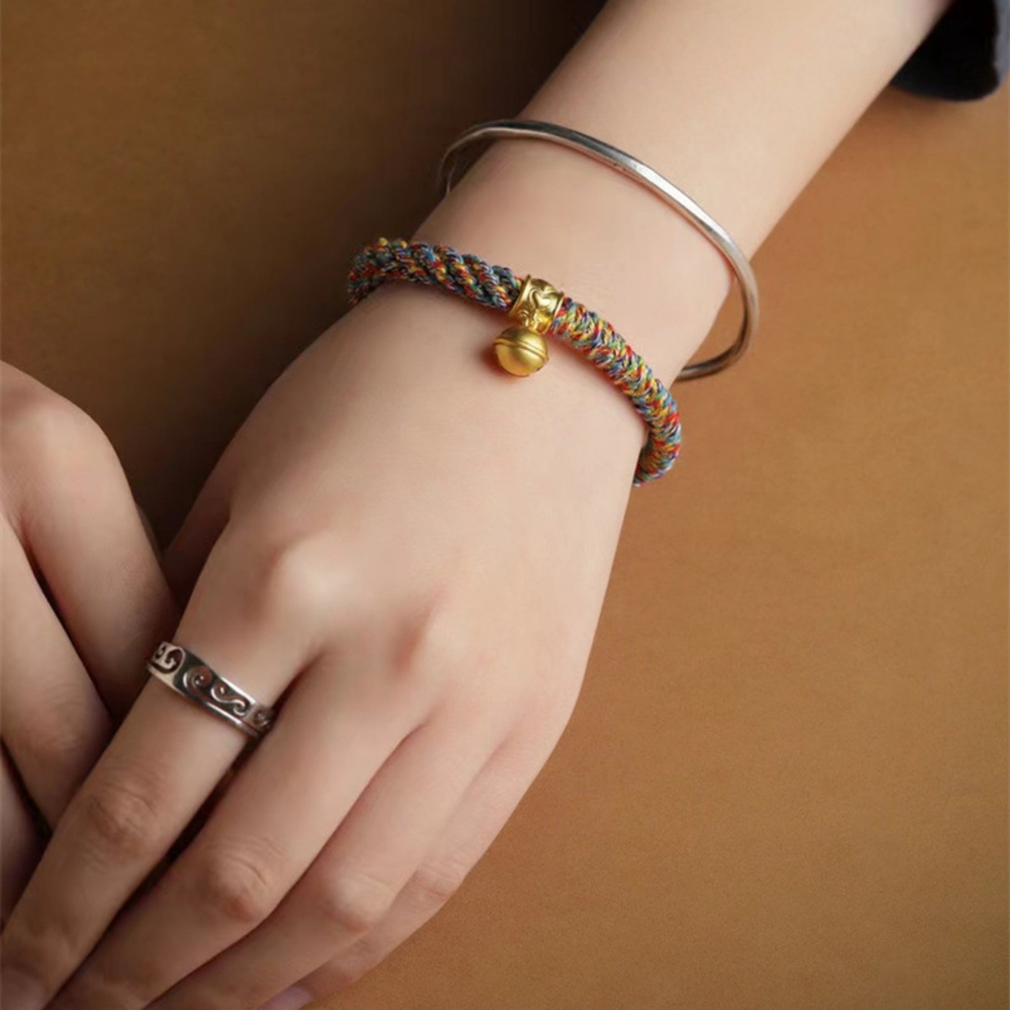 Tibetan Om mani padme hum Handmade Bracelet