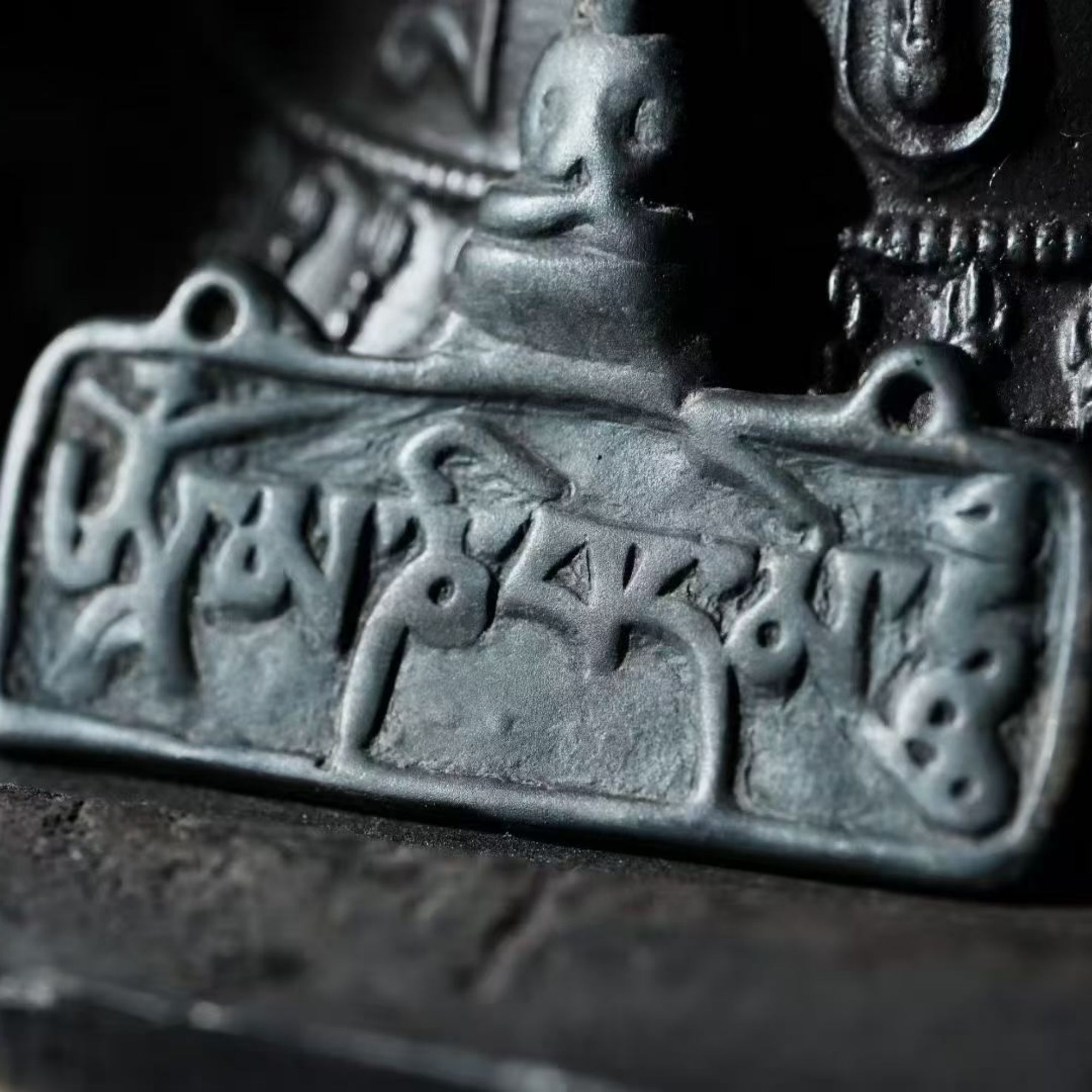 Tibetan Thokcha Six-Syllable Mantra Stupa Amulet