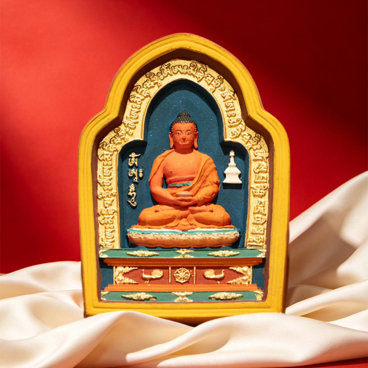 Traditional Hand-Painted Amitabha Buddha Tsa Tsa