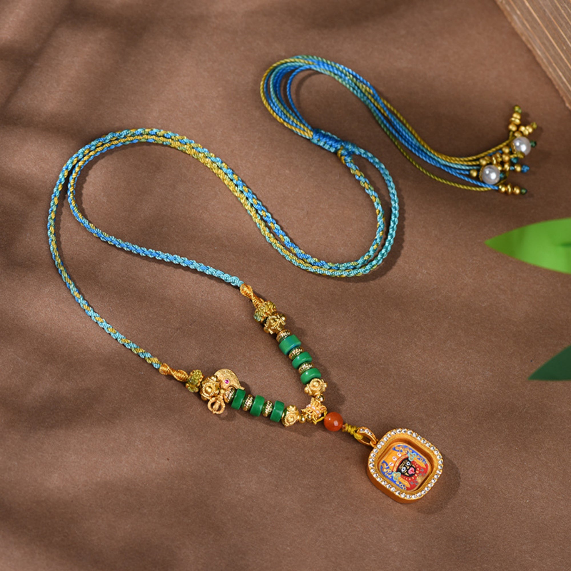 Zakiram Thangka Amulet Necklace