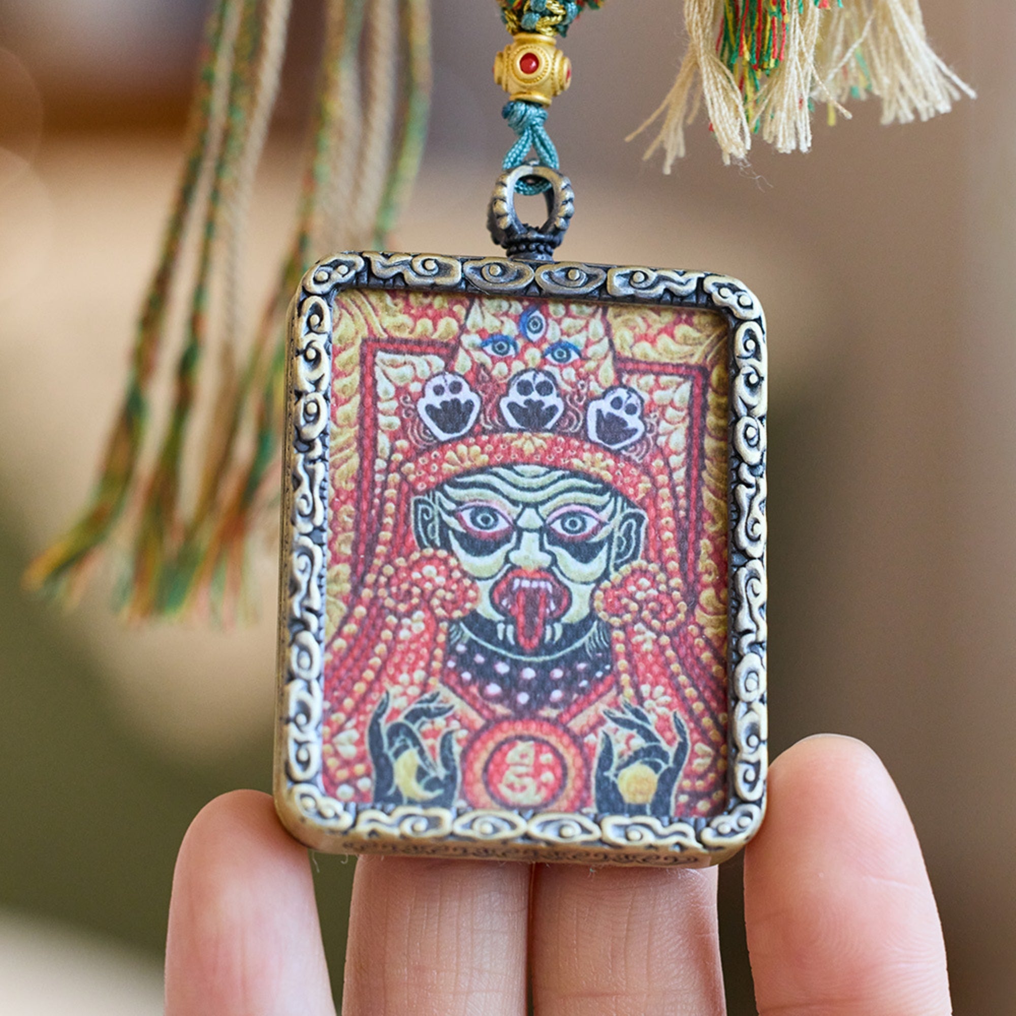 Zakiram Thangka Necklace