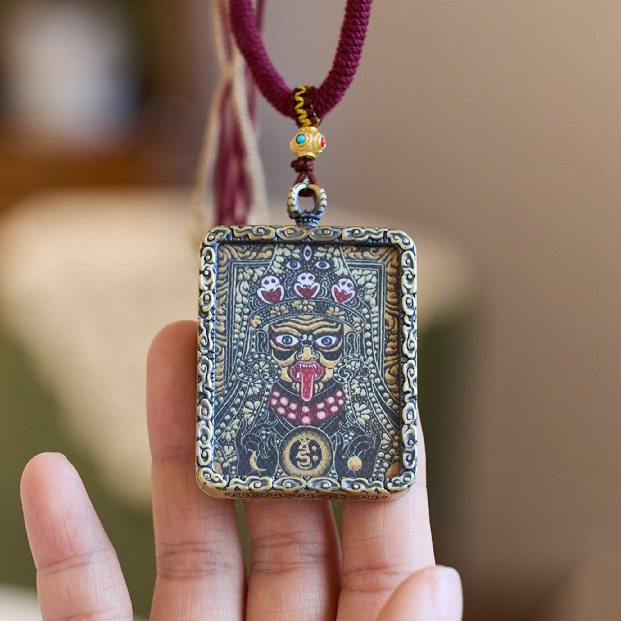 Zakiram Thangka Necklace