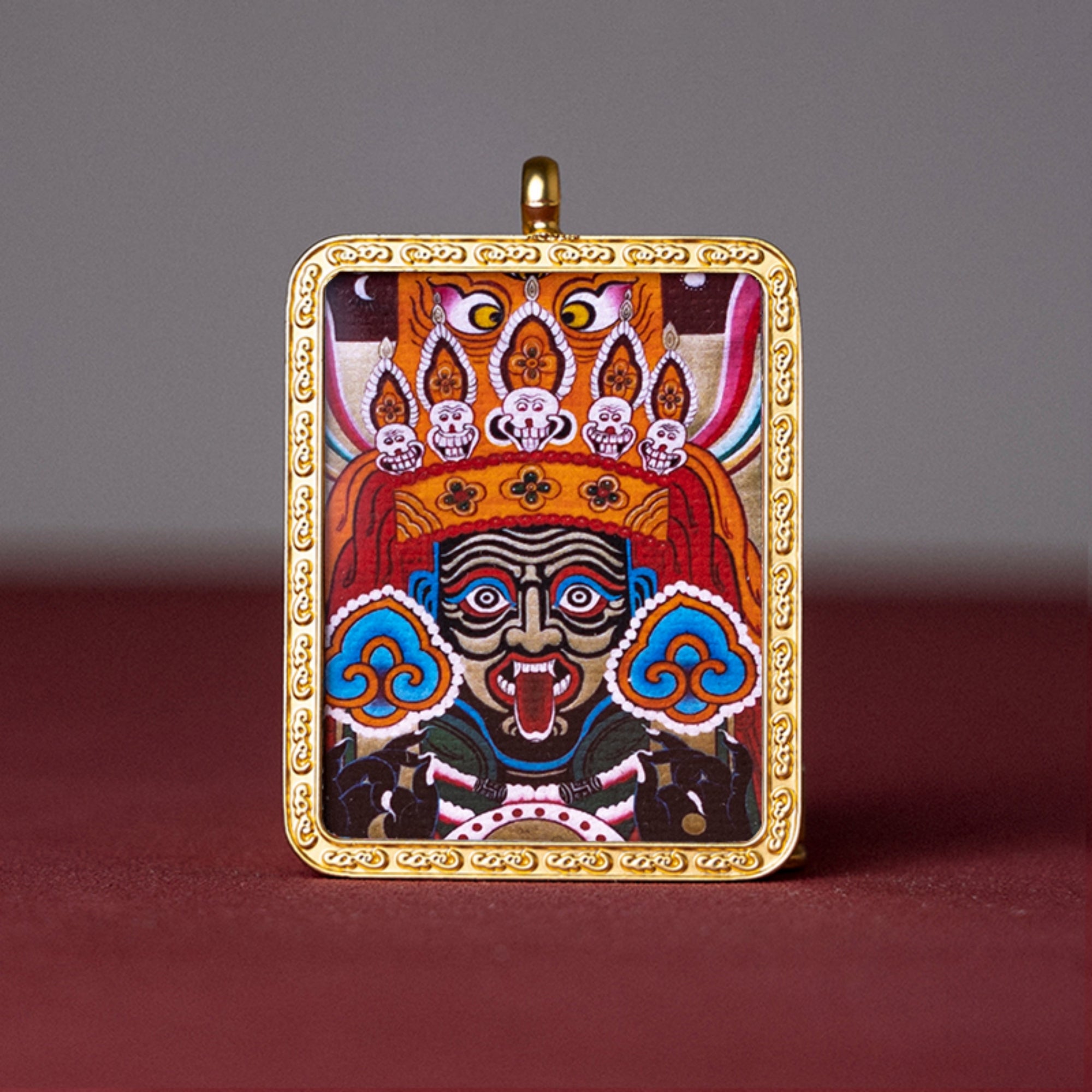 Zakiram Thangka Pendant Necklace