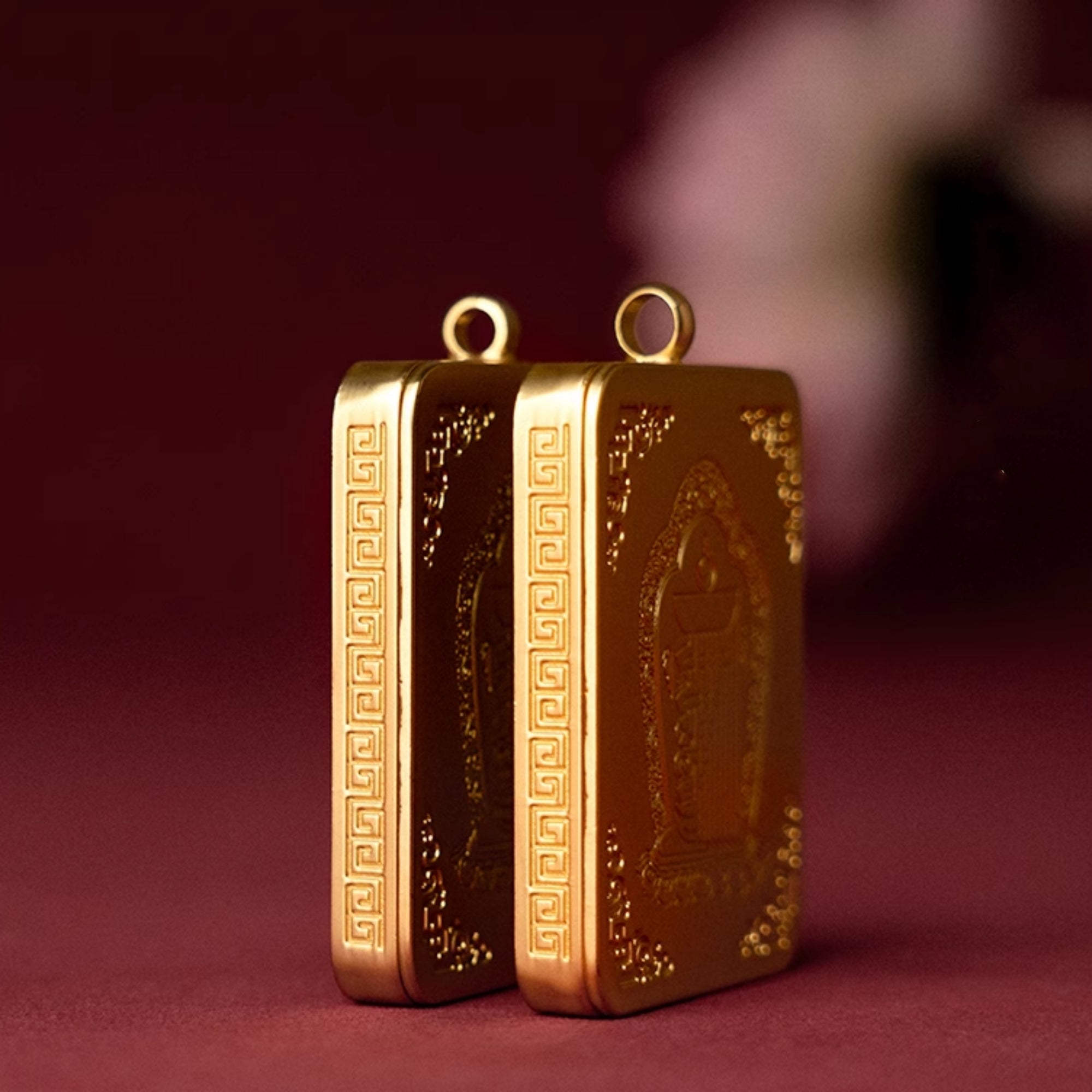 Zakiram Thangka Pendant Necklace