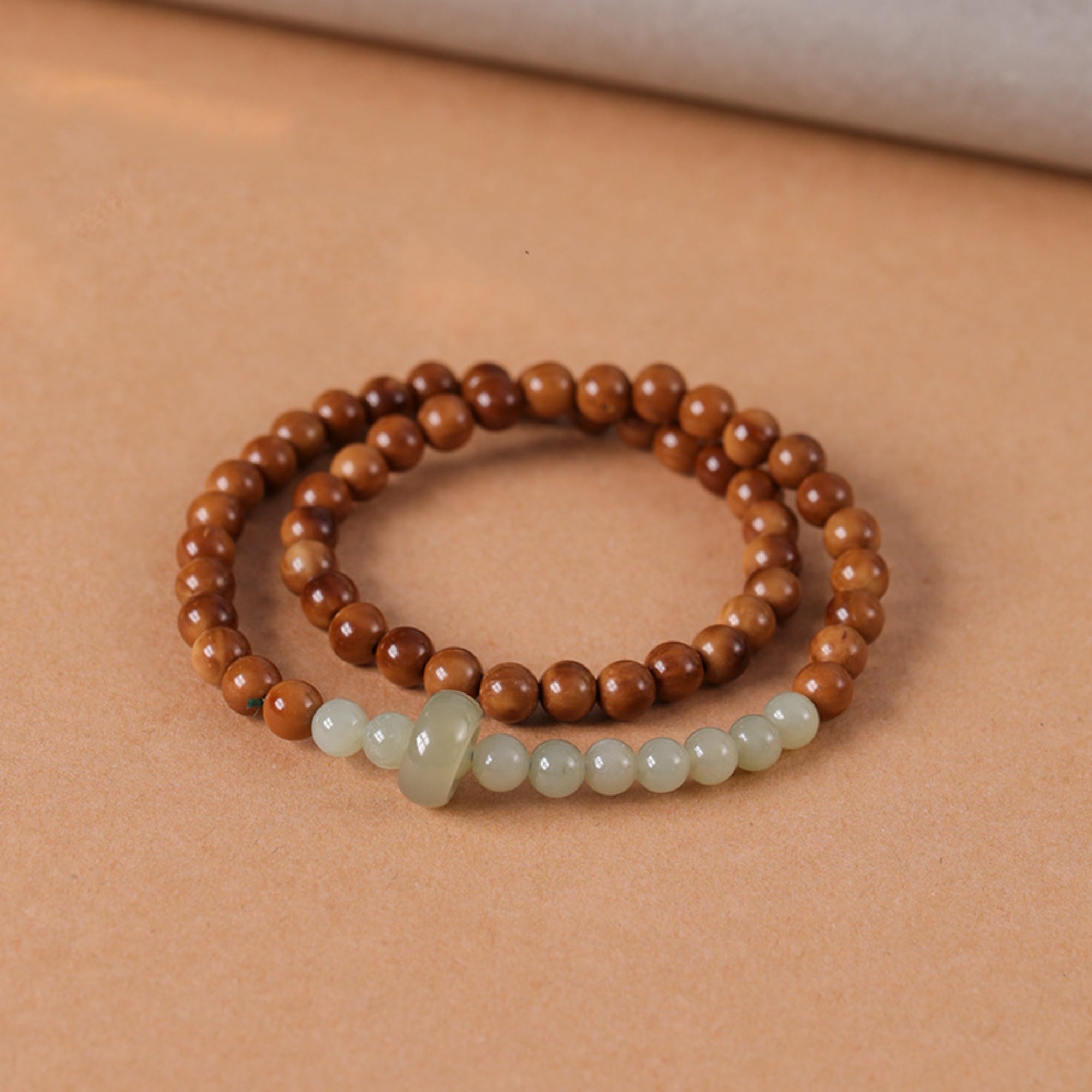 Zen Harmony Hetian Jade & Bodhi Mala Bracelet