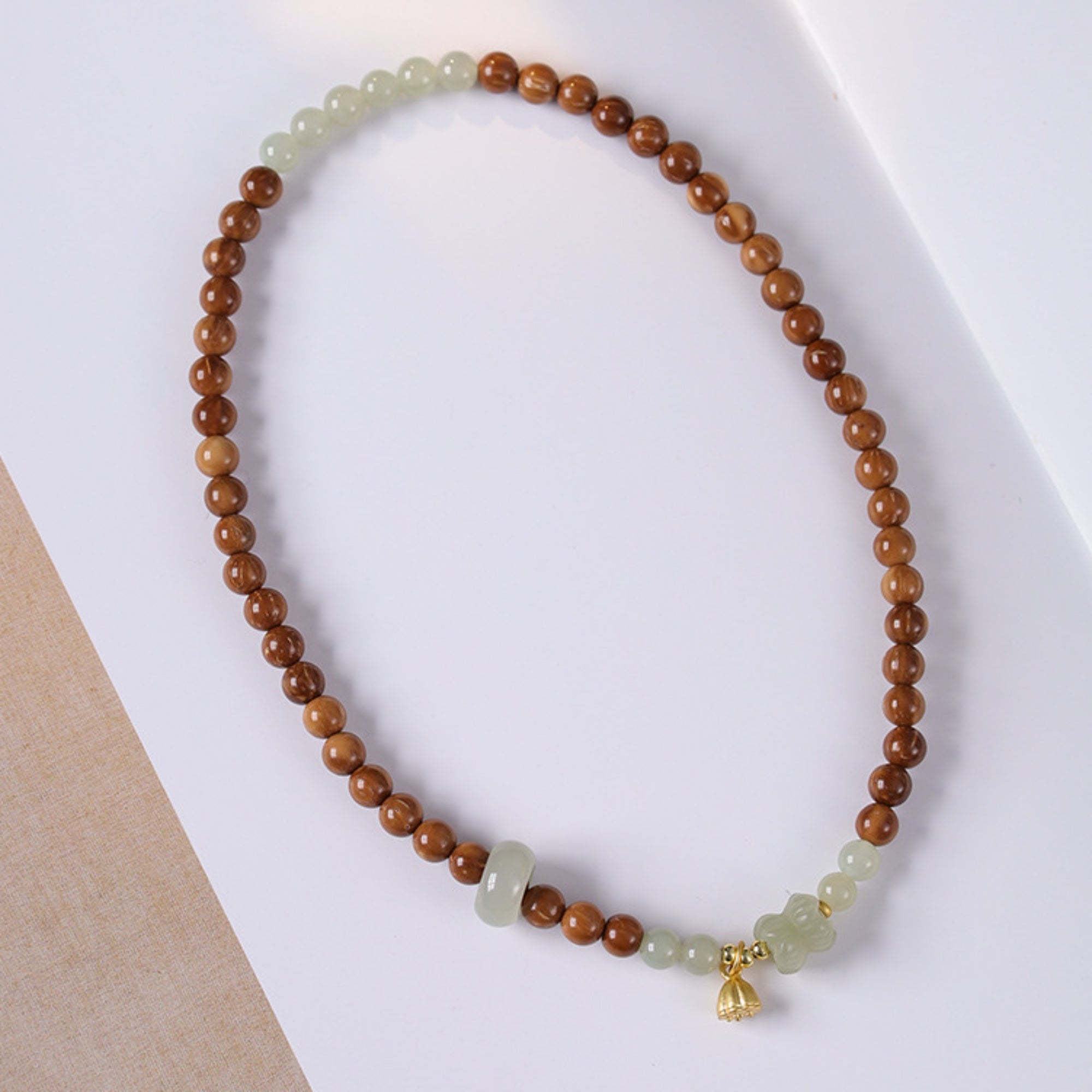 Zen Harmony Hetian Jade & Bodhi Mala Bracelet