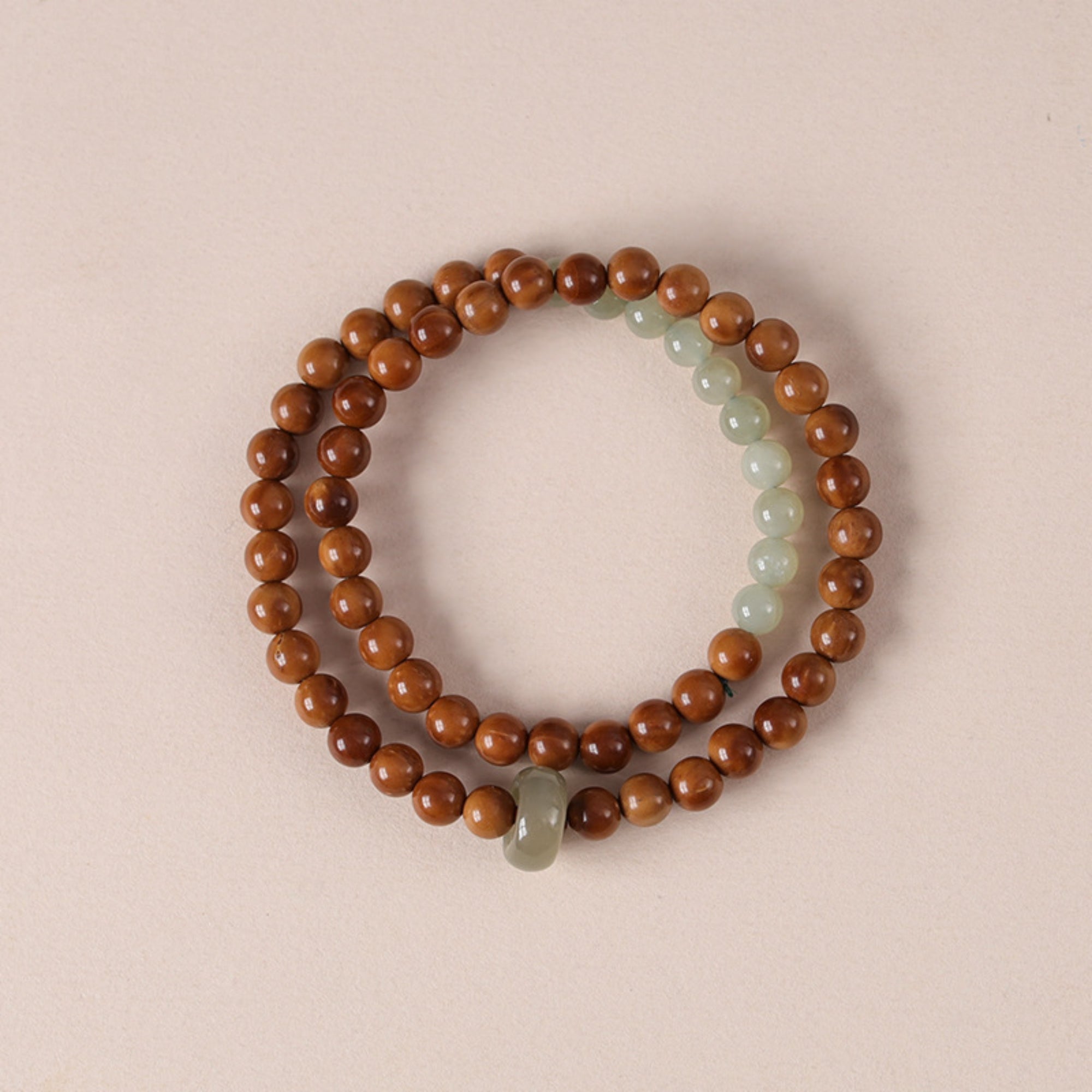 Zen Harmony Hetian Jade & Bodhi Mala Bracelet
