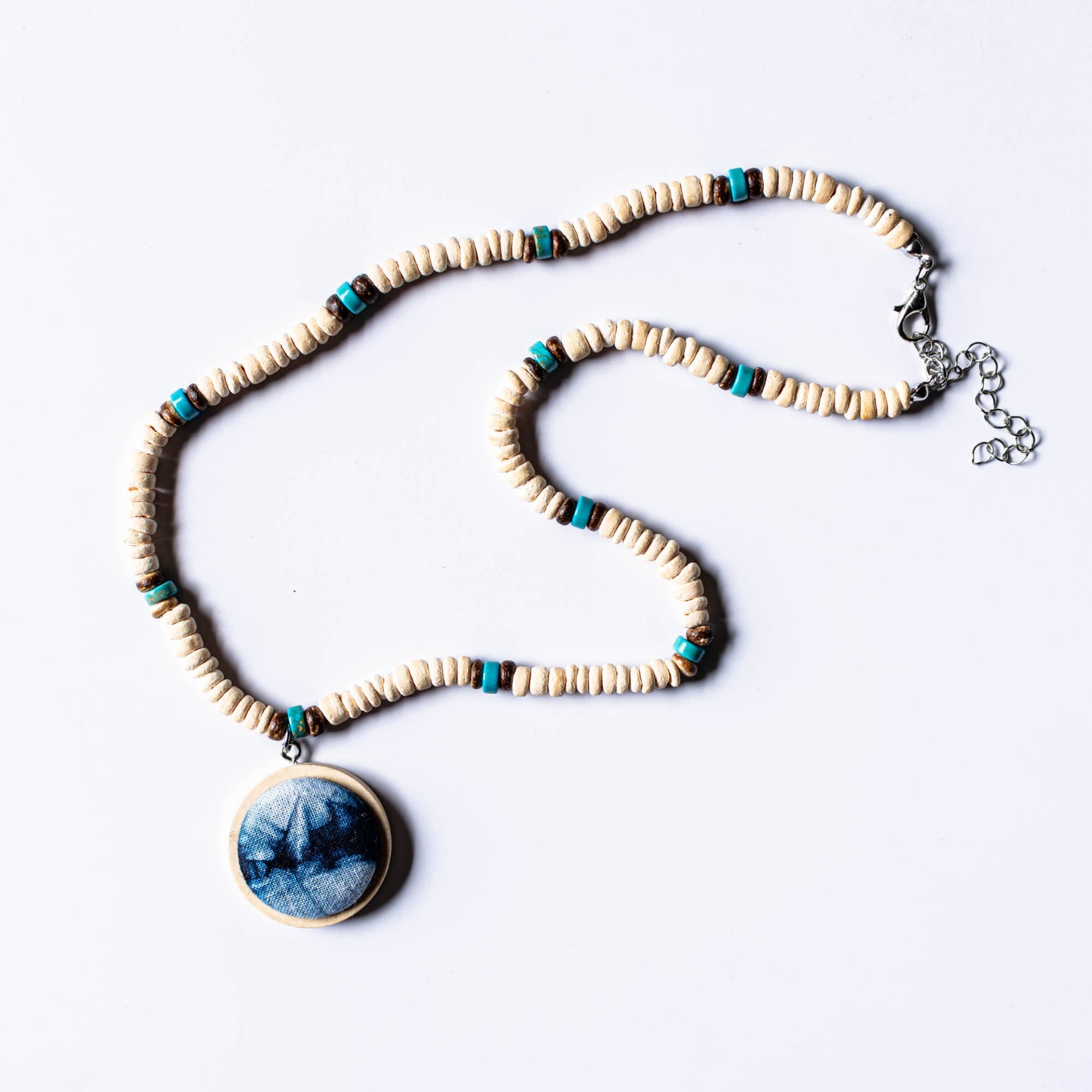 QiLing Aura Miao Handmade Tie-Dye Necklace