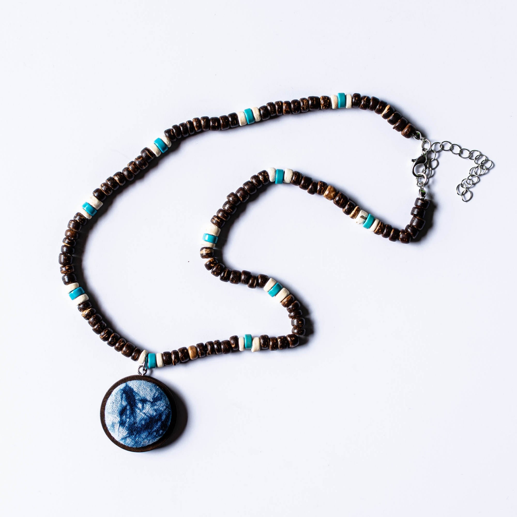 QiLing Aura Miao Handmade Tie-Dye Necklace