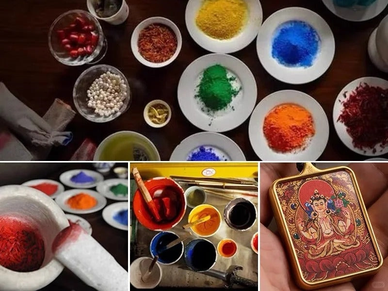 Colorfast: Preserving Traditional Thangka Pigments in Contemporary Jewelry