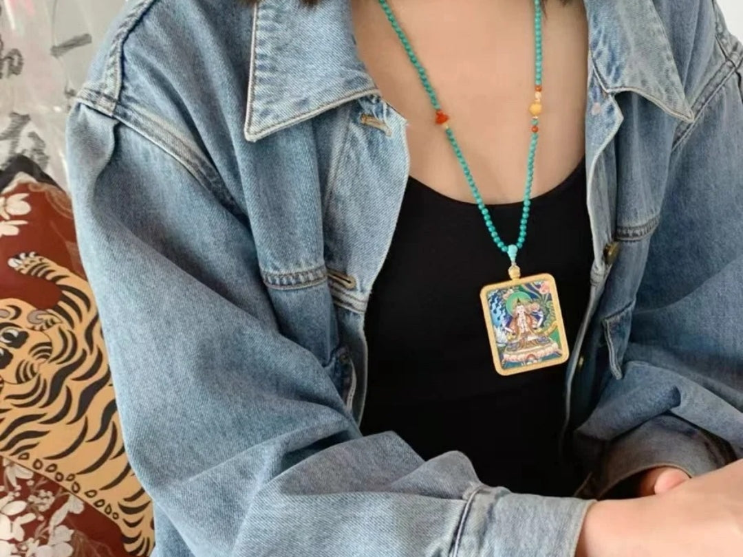 Office Oasis: Tibetan Pendants for Workplace Wellness