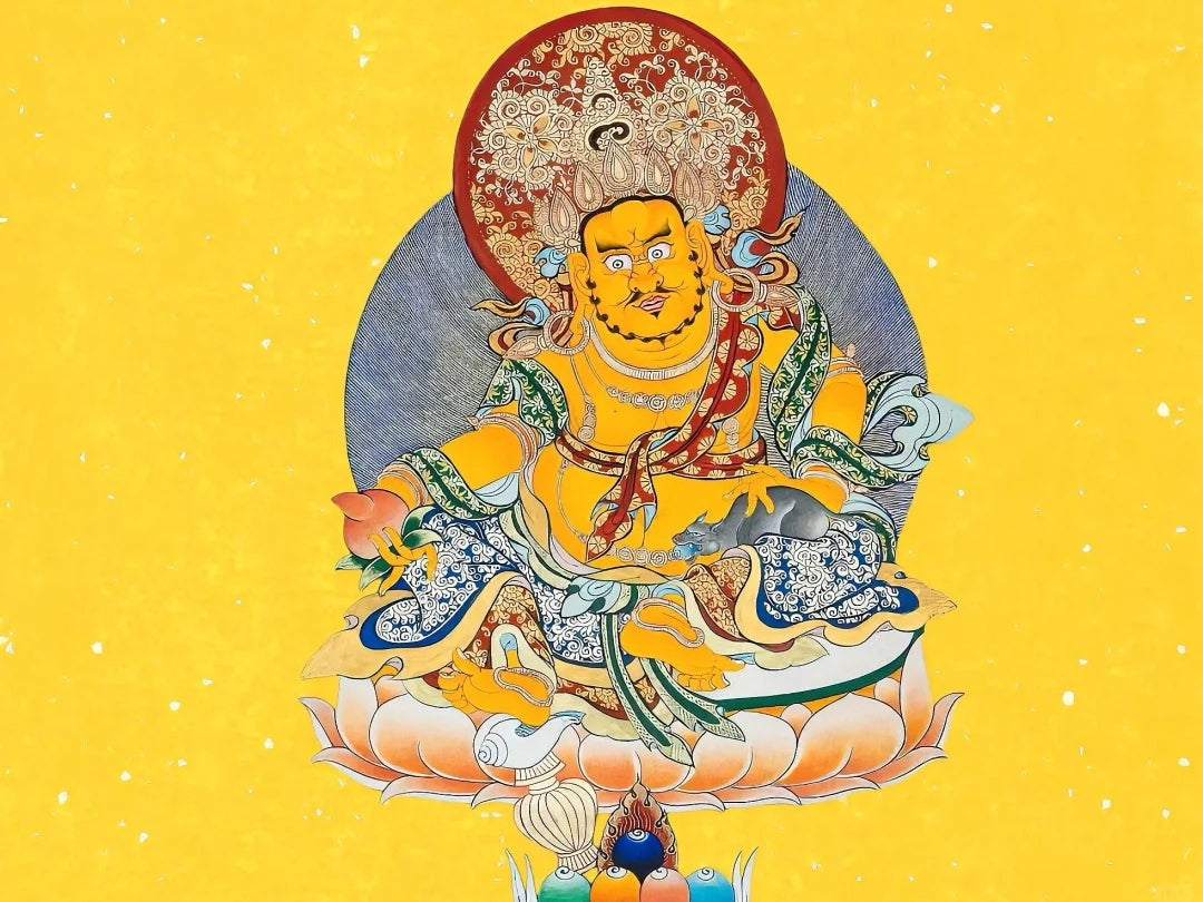 Yellow Jambhala’s Blessing: Tibetan Wealth Pendants for Career Success