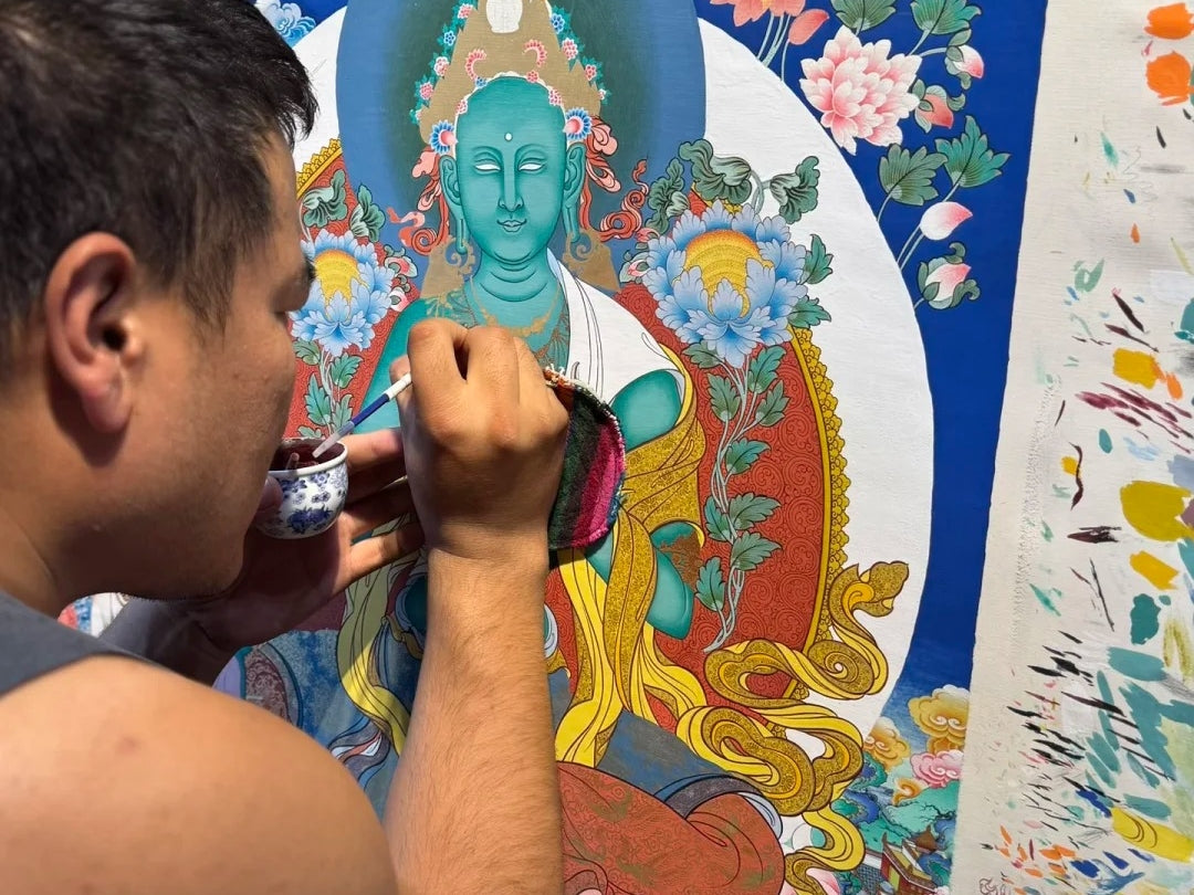 Beyond Symbols: How Thangka Painting Techniques Make Each Pendant Unique