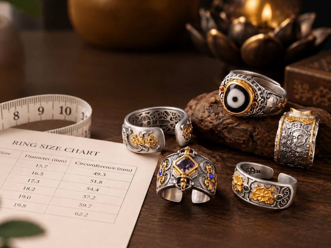How to Measure Your Finger and Choose the Right Fit of Buddhist Ring