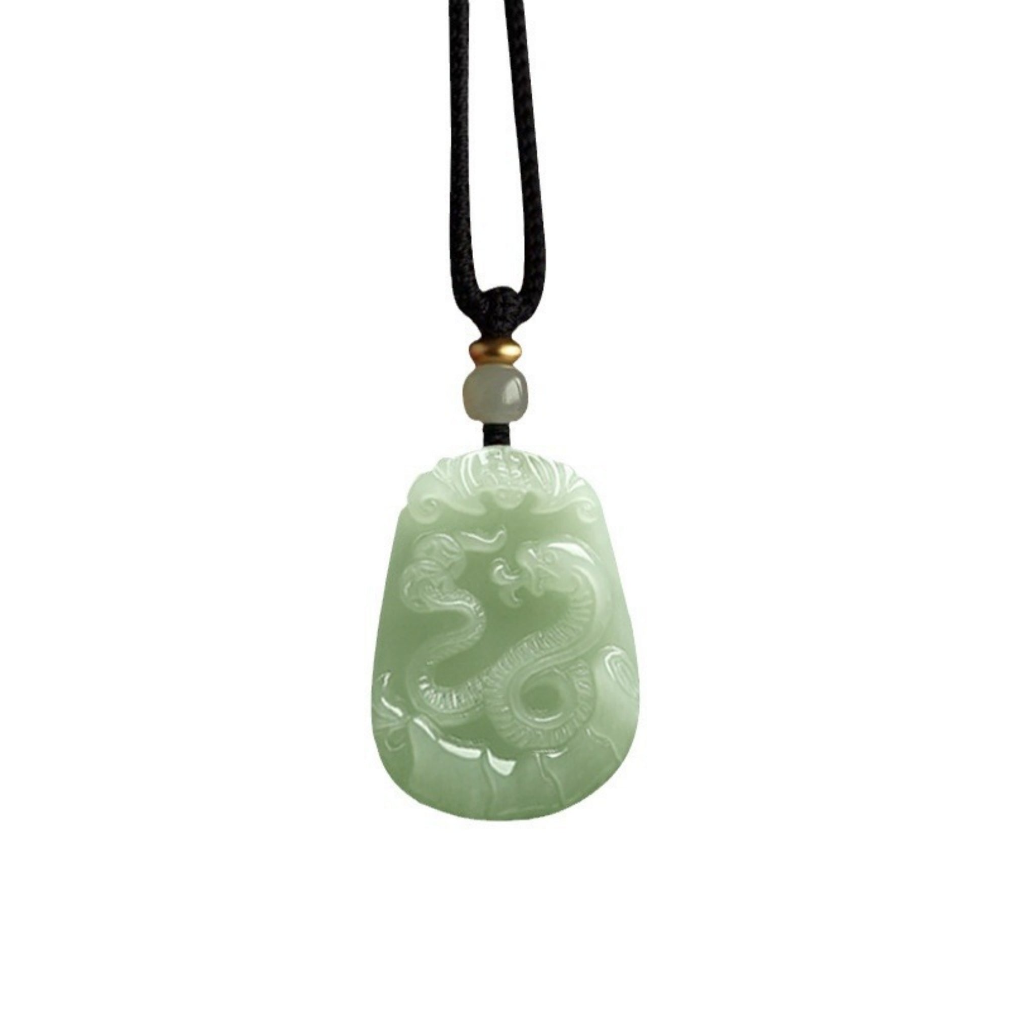 Natural Jade Zodiac Lucky Charm Necklace